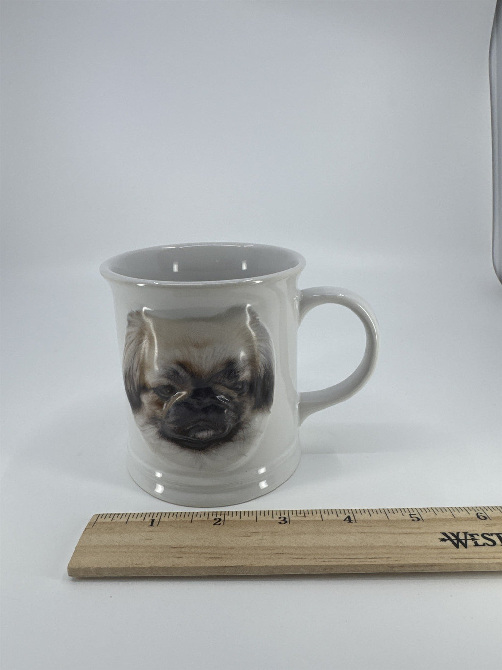 Vintage Best Friends Originals By Expres Pekingese Dog Embossed Coffee Mug