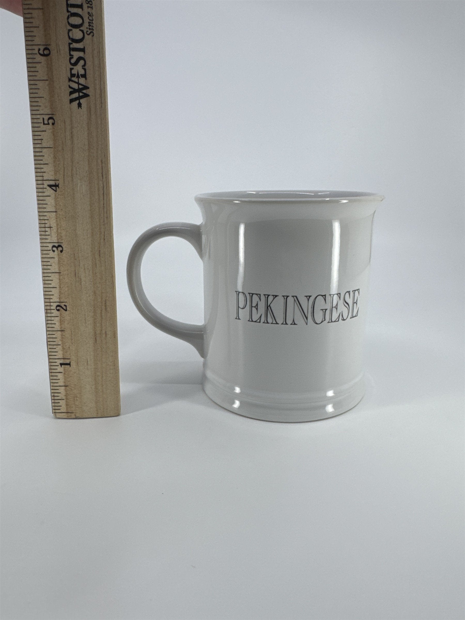 Vintage Best Friends Originals By Expres Pekingese Dog Embossed Coffee Mug