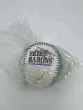 Vintage Scranton/Wilkes-Barre Red Barons Baseball In Plastic Mellon Bank Green