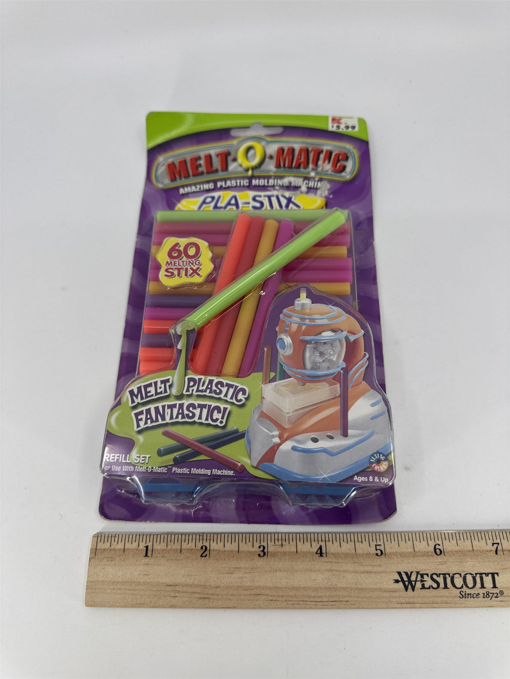 Vintage 2000 Melt-O-Matic Pla-Stix 60 Melting Stix Molding Machine Refills