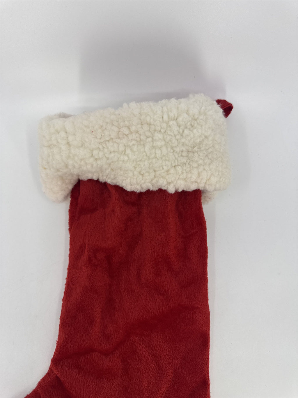 "I Believe In Santa Paws" Red And White Christmas Stocking For Dogs/Cats/Pets