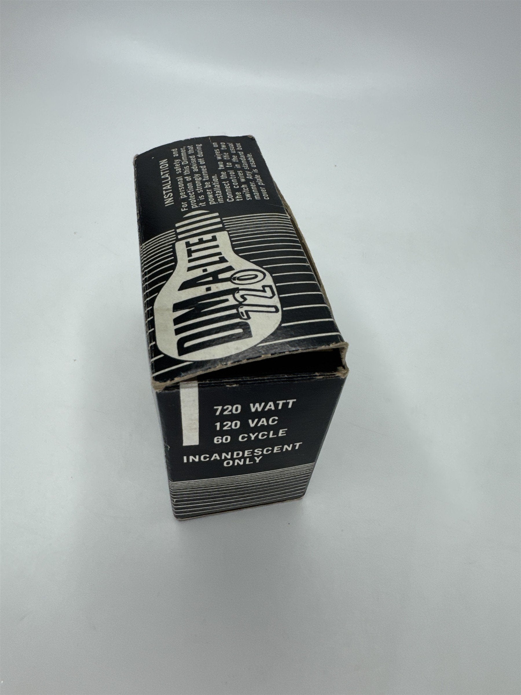 VINTAGE Samar Electronics Dim-A-Lite 720 Solid State Electronic Dimmer NOS