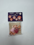 Vtg Mini Kewpie Dolls Pair NIP Hong Kong Movable Eyes Plastic 1960s