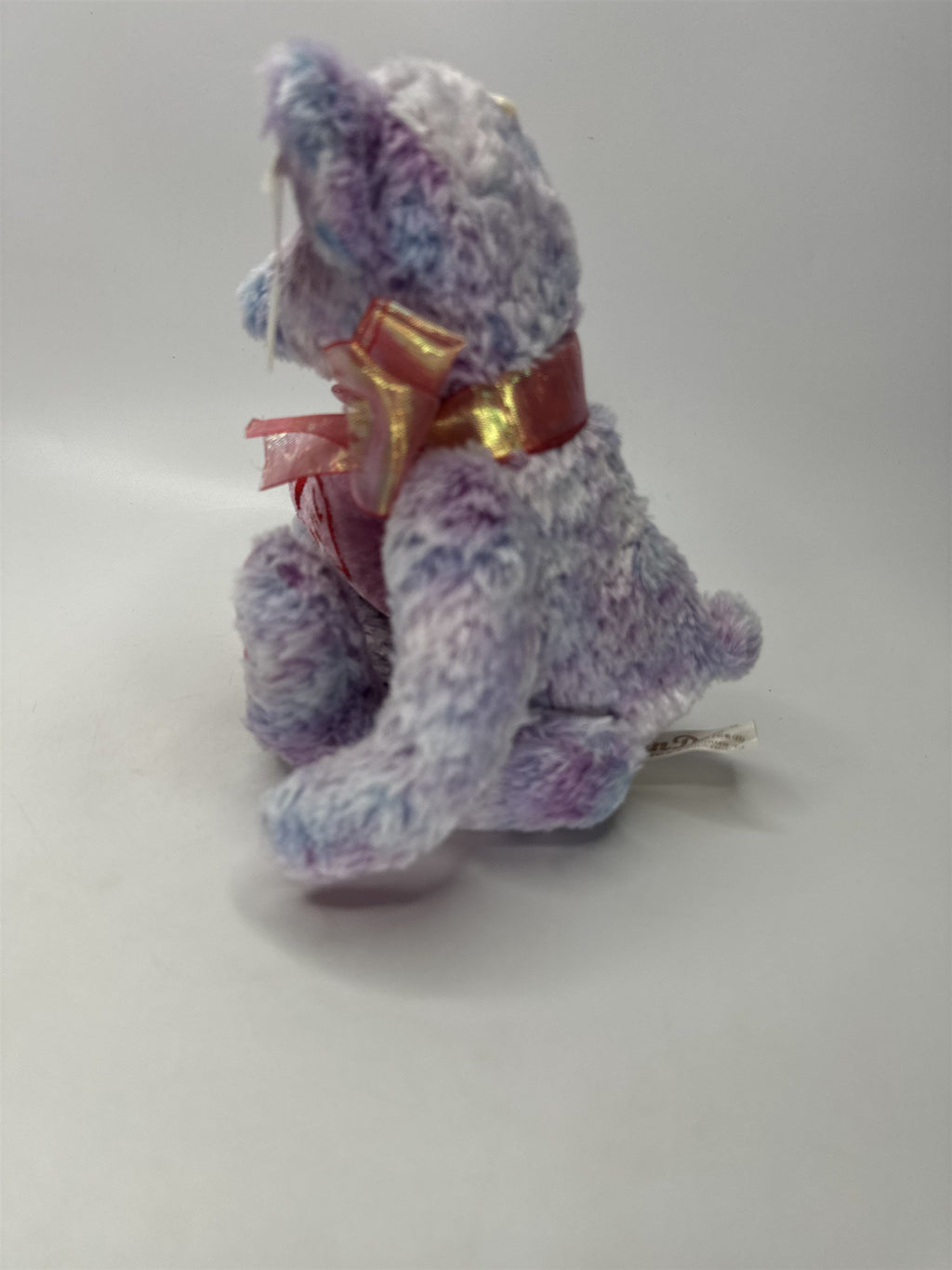 Dan Dee Teddy Bear NWT Plush Blue Pink Purple Valentine Heart