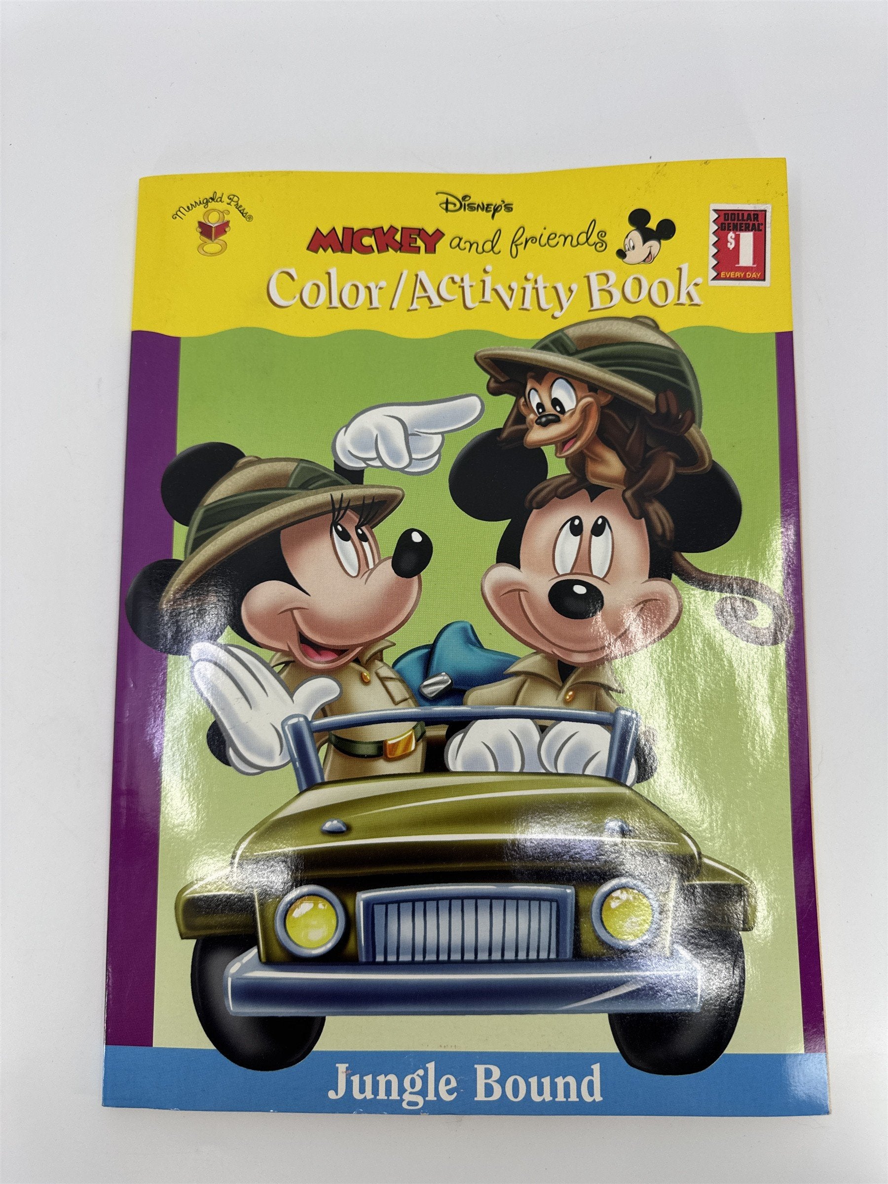 Disney's Mickey Mouse And Friends Color/Activity Book Jungle Bound
