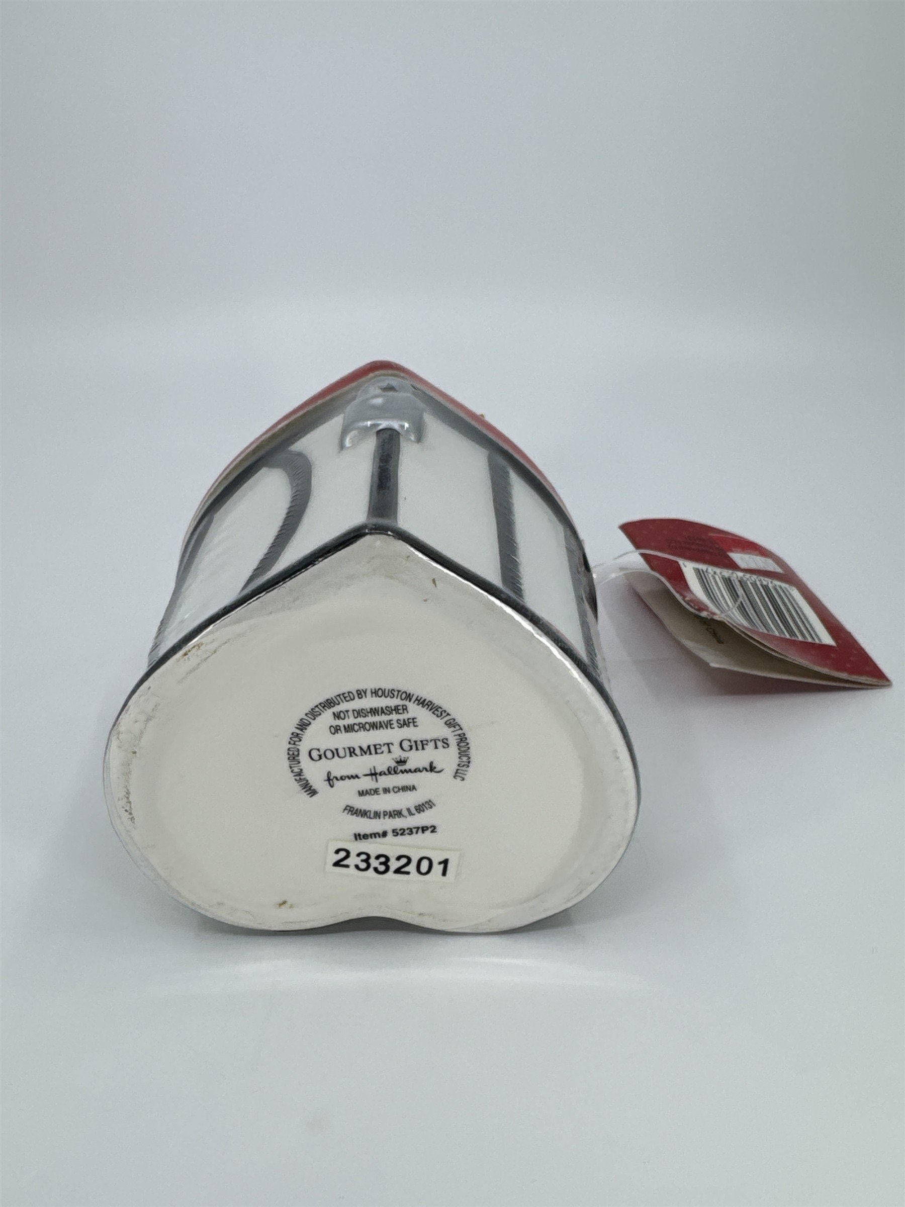 Vintage Hallmark Valentine's Day Cat Heart Lock Candy Trinket Box W/ Tag