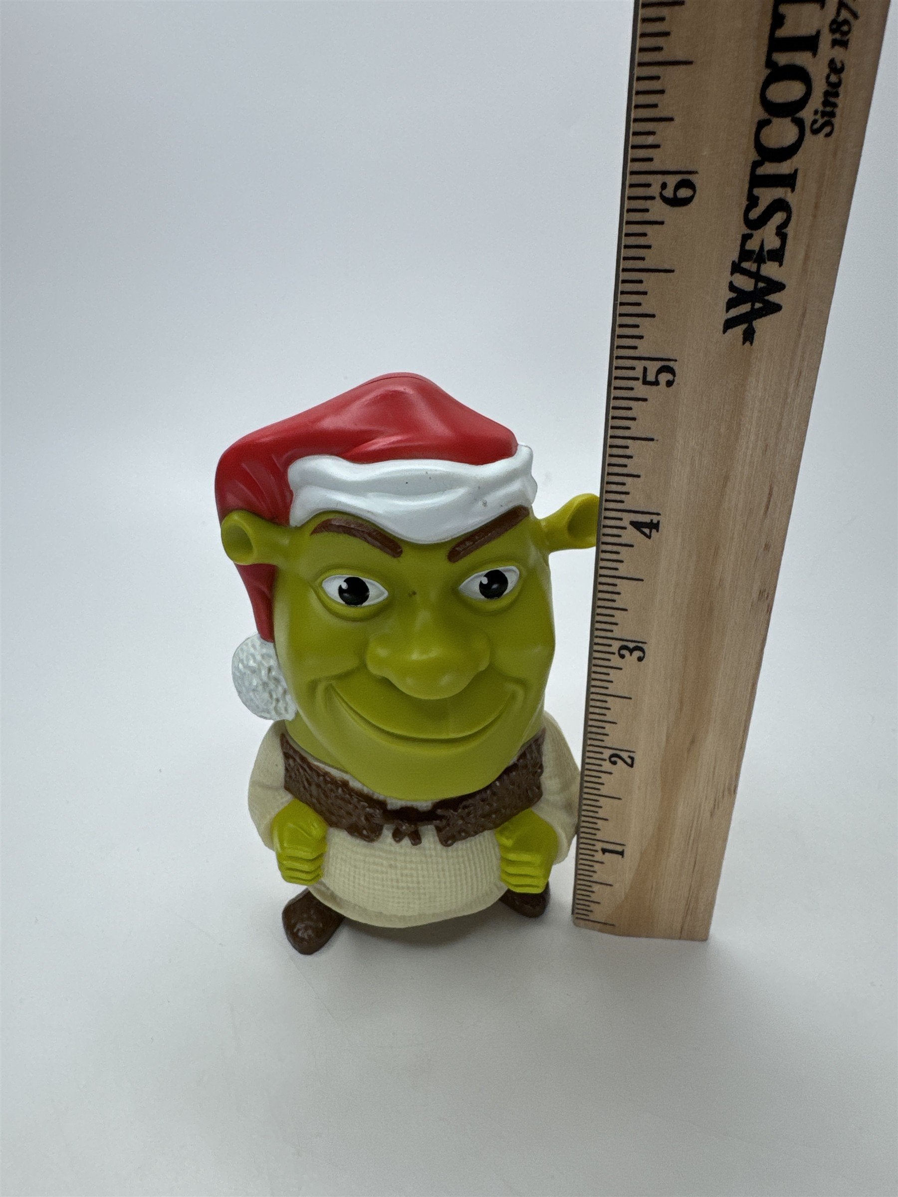 McDonald's SHREK the THIRD Santa Christmas Happy Meal Figure HTF