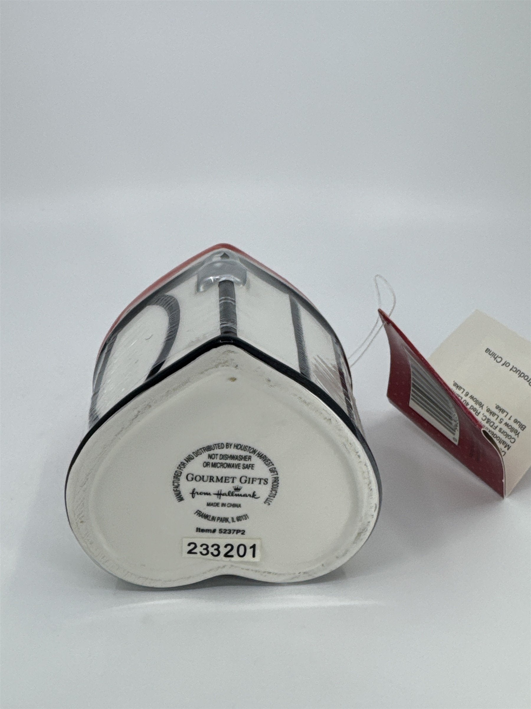 Vintage Hallmark Valentine's Day Cat Heart Lock Candy Trinket Box W/ Tag