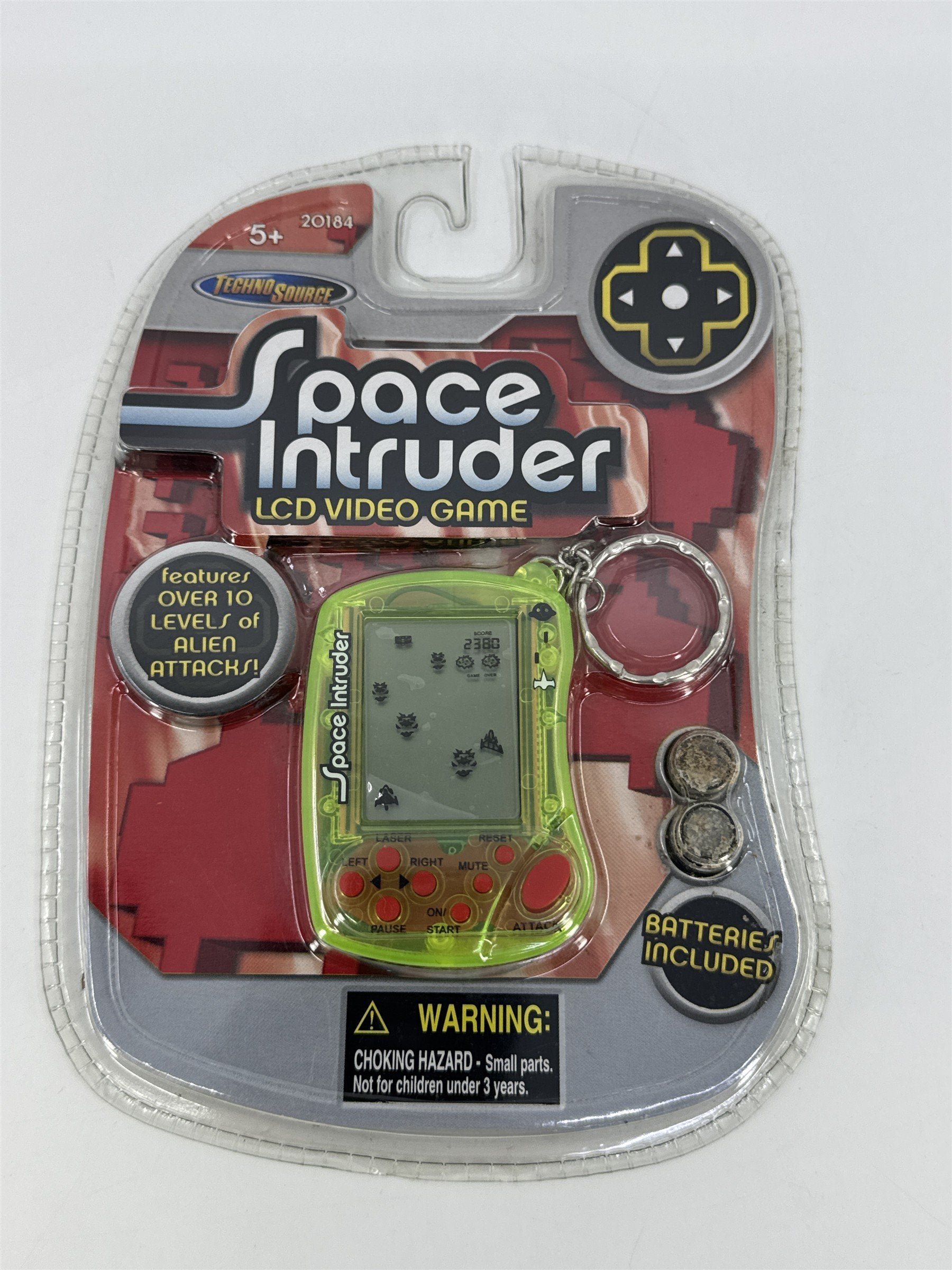 Space Intruder LCD Video Game Over 10 Levels Of Alien Attacks By Techno Source