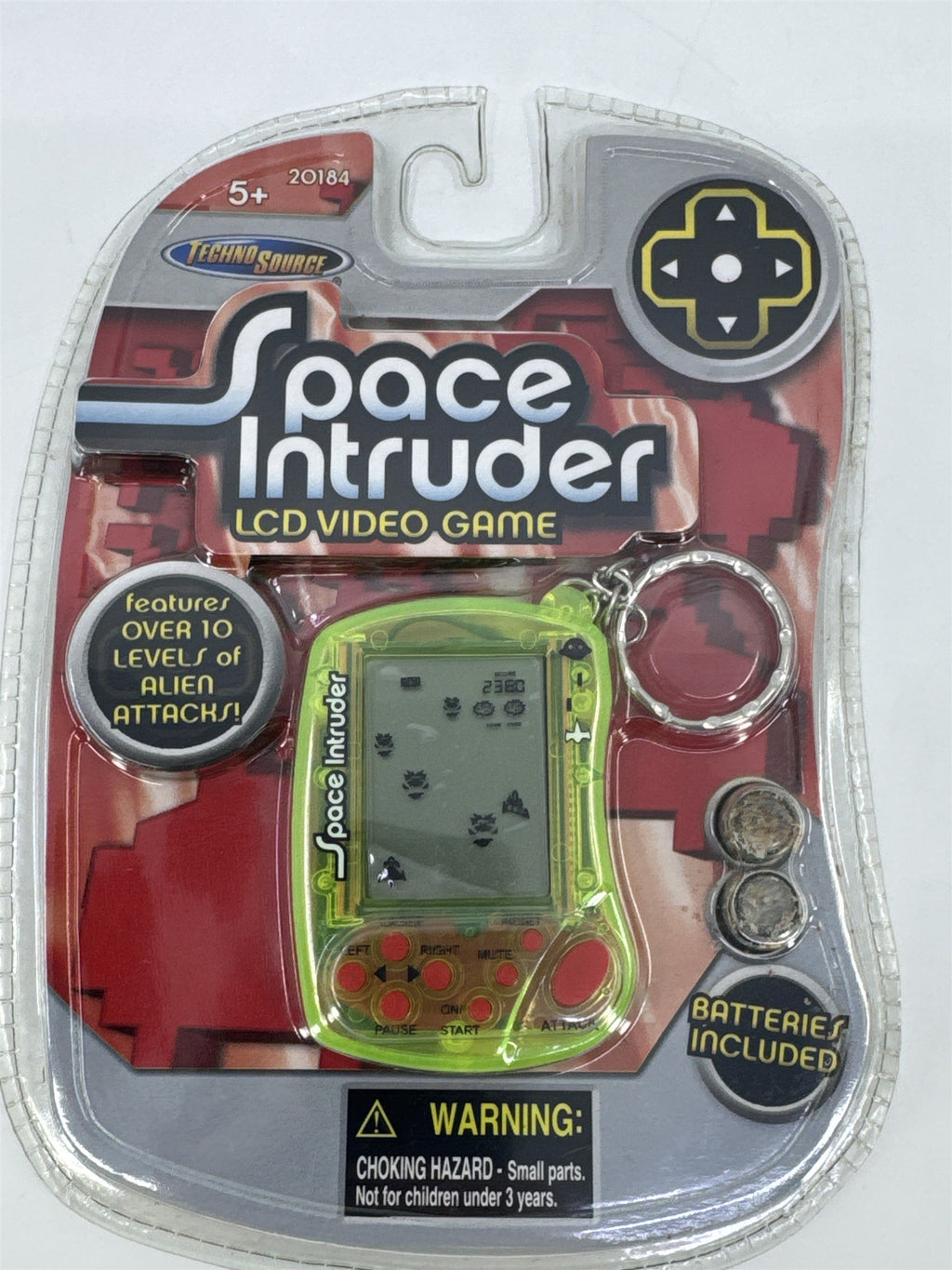 Space Intruder LCD Video Game Over 10 Levels Of Alien Attacks By Techno Source