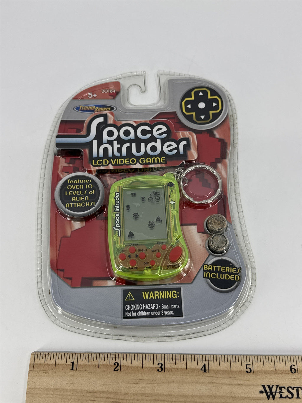 Space Intruder LCD Video Game Over 10 Levels Of Alien Attacks By Techno Source