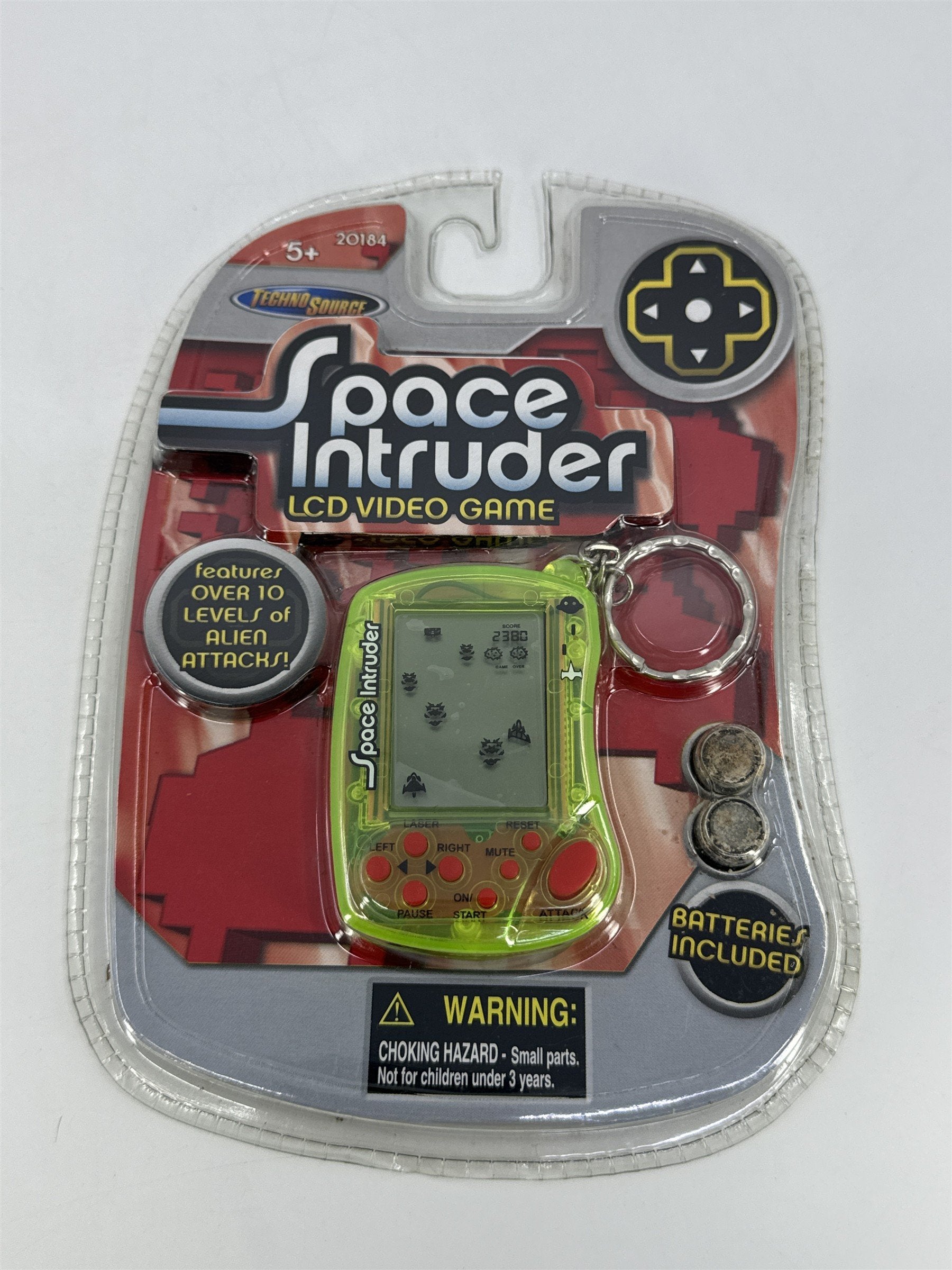Space Intruder LCD Video Game Over 10 Levels Of Alien Attacks By Techno Source