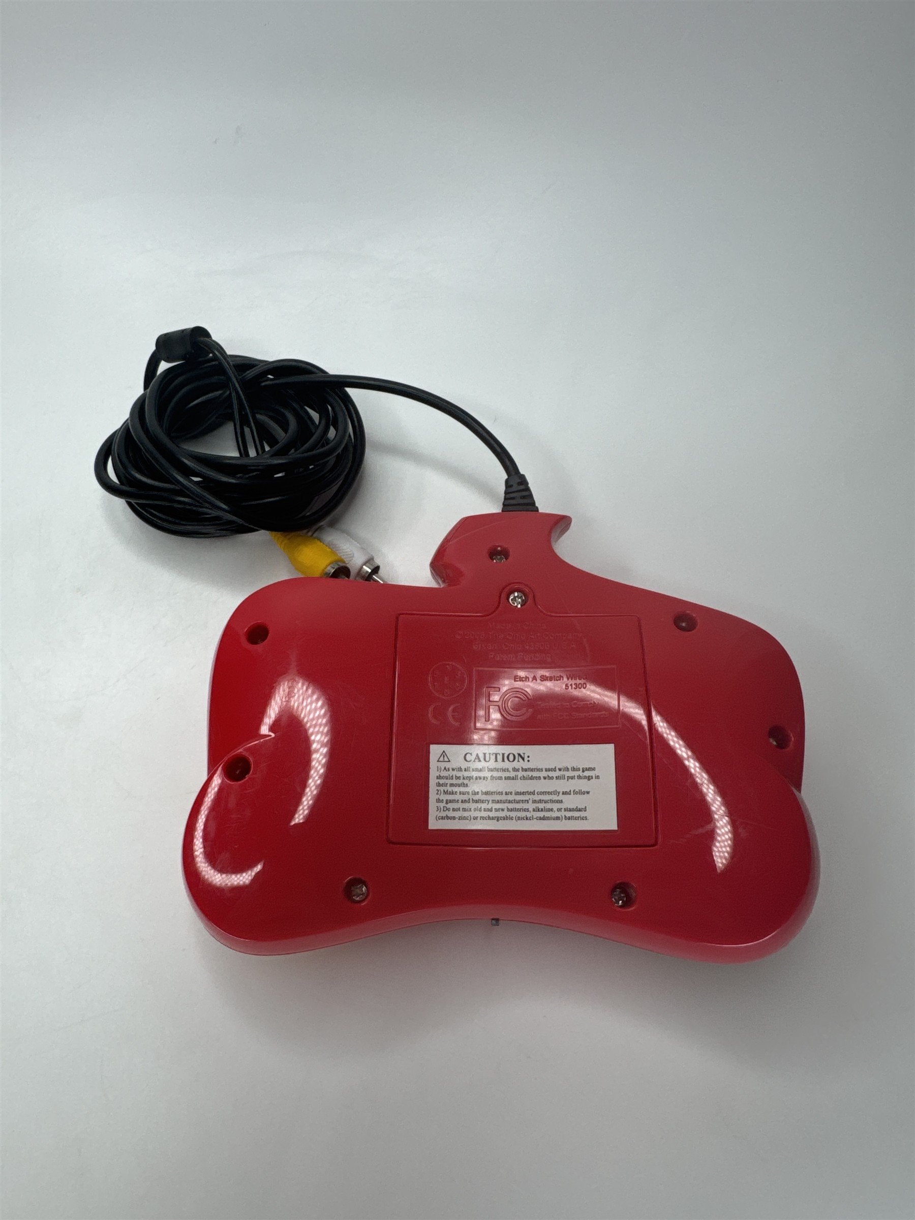 Etch A Sketch Wired Plug-N-Play Video Game Controller Classic TV Jakks Red
