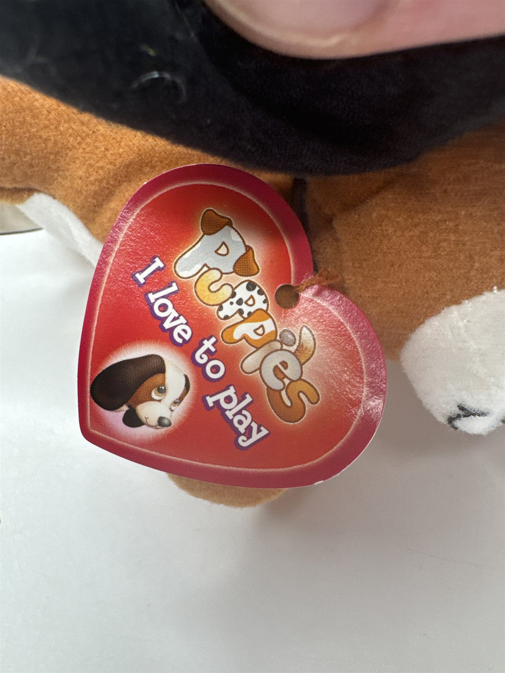 Small Puppies I Love to Play Tri-Color Beagle Dog Mini Plush Toy 4” New