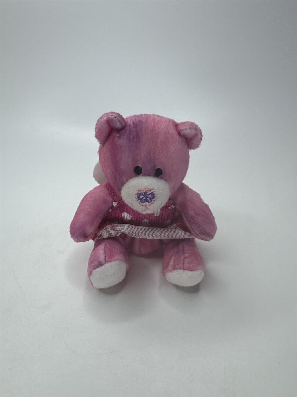 Build-A-Bear Workshop Spring Bear Pink Tie Dye Mini Plush Toy Butterfly Wings