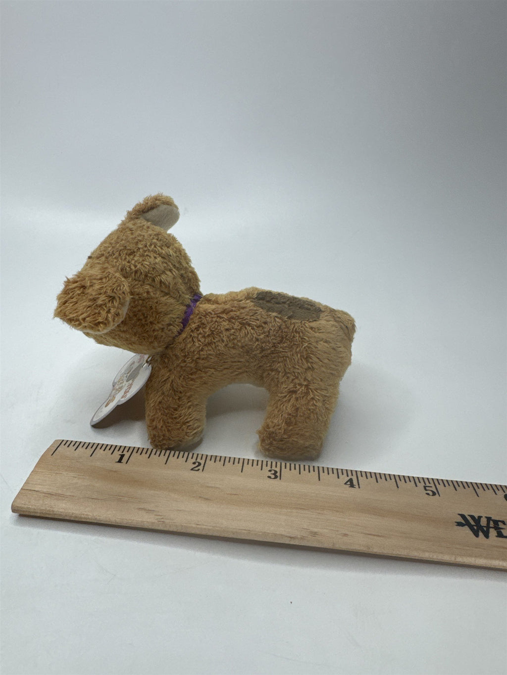 Small I Ruff You Puppies Brown Dog Mini Plush Toy Stuffed Animal