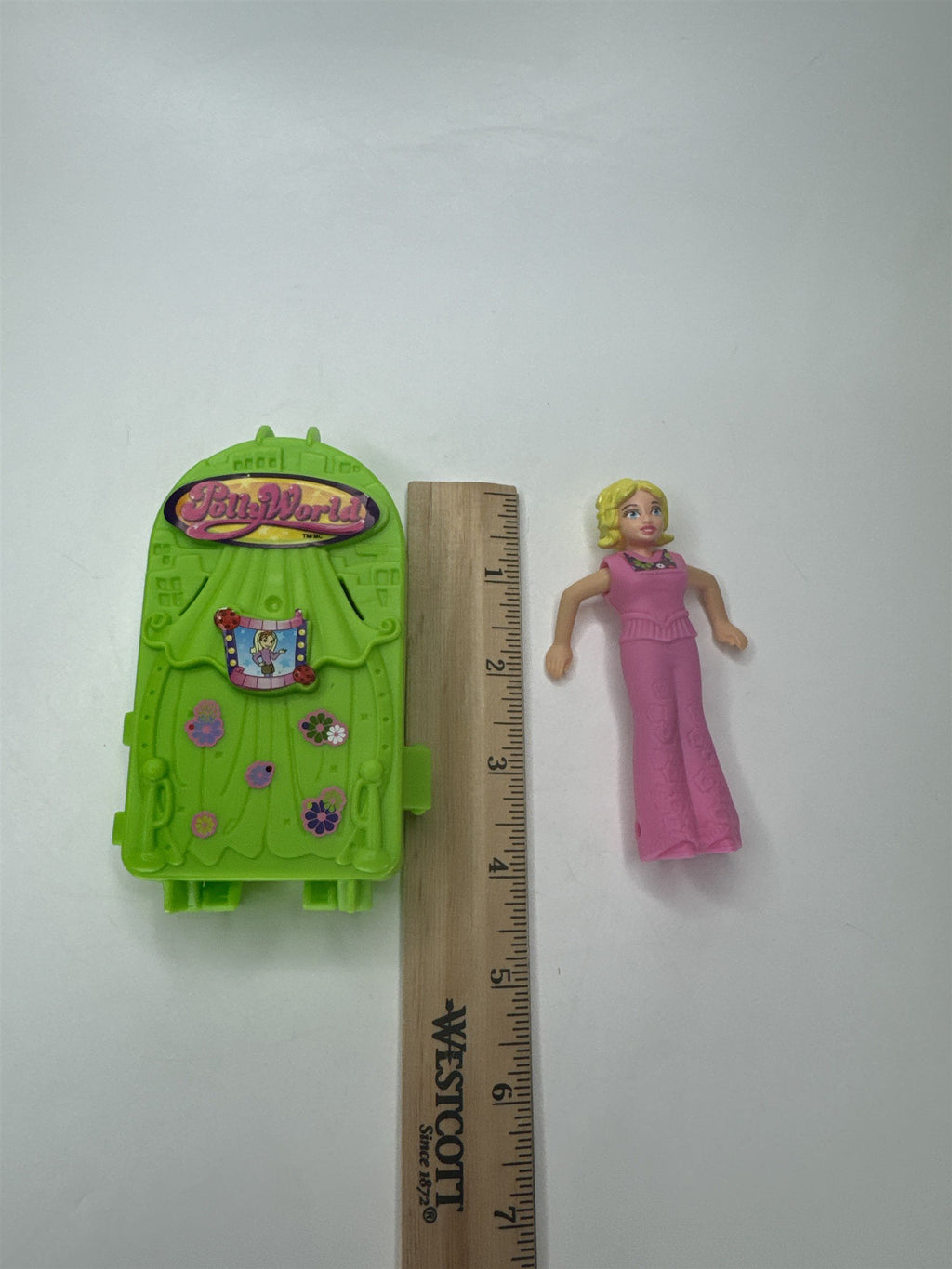 Vintage Mattel Polly Pocket Bug World Compact Playset Pink Doll Figure McDonalds