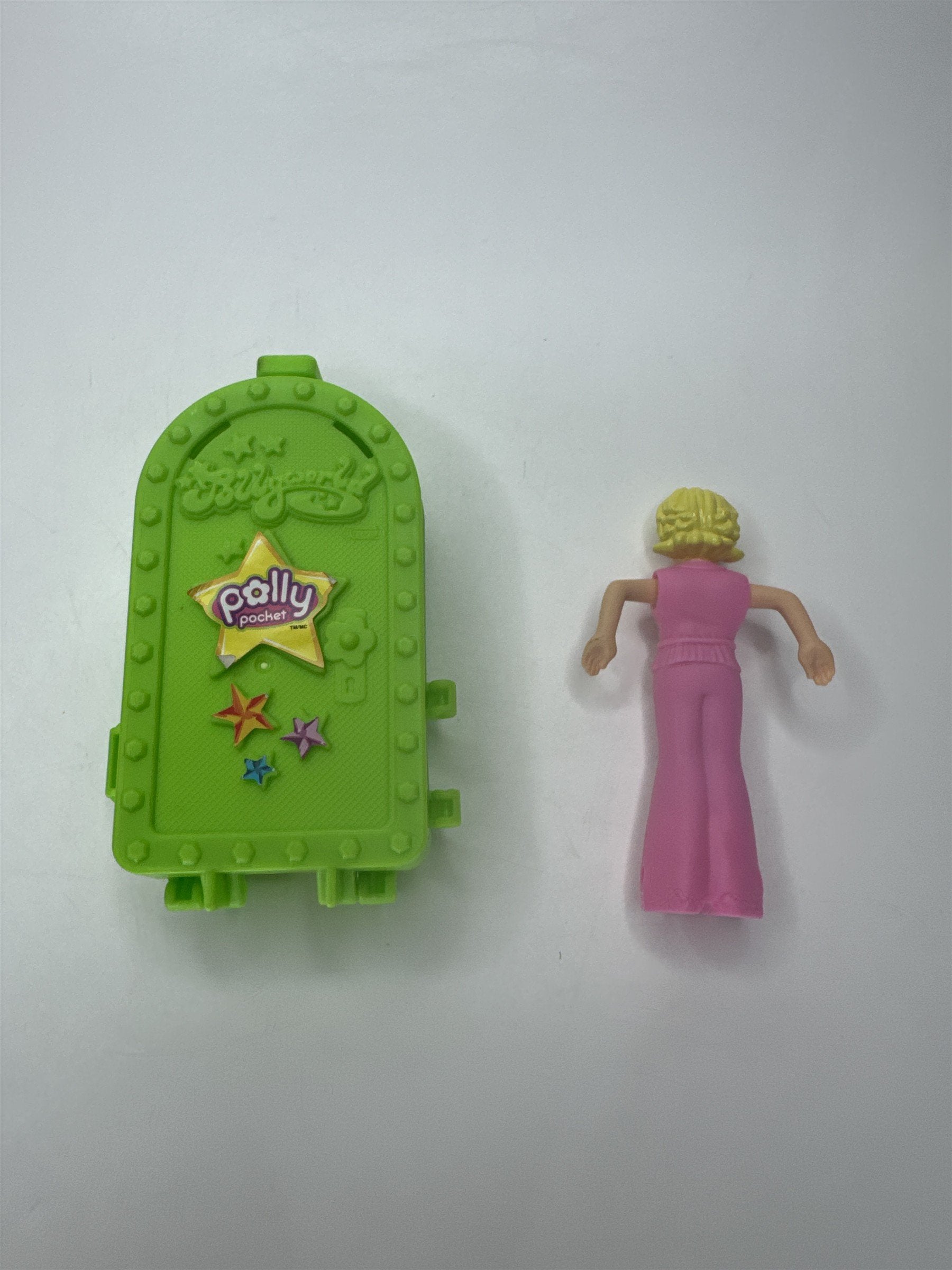 Vintage Mattel Polly Pocket Bug World Compact Playset Pink Doll Figure McDonalds
