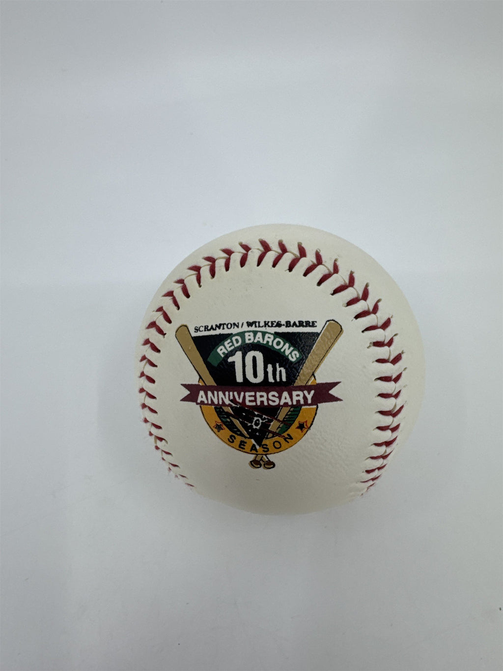 Vintage Scranton/Wilkes-Barre Red Barons Baseball 10th Anniversary Baseball