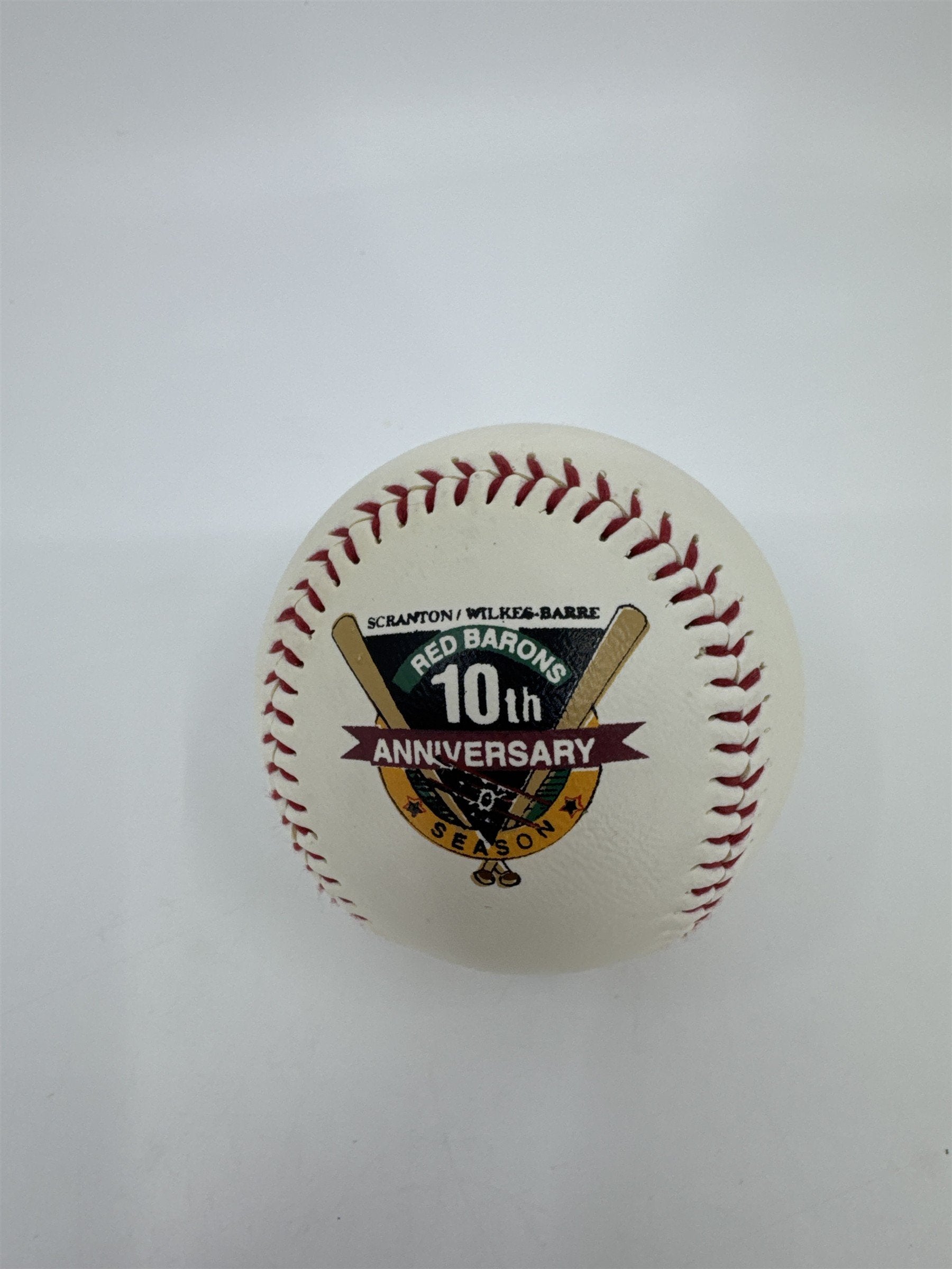 Vintage Scranton/Wilkes-Barre Red Barons Baseball 10th Anniversary Baseball