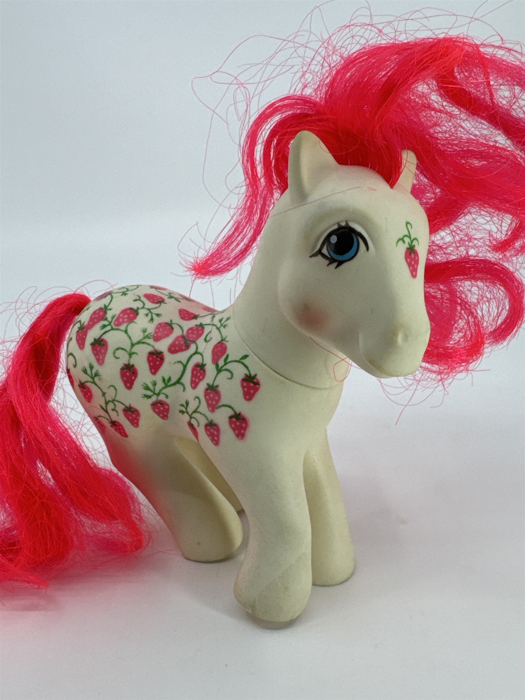 Vintage Hasbro 1987 My Little Pony Sugarberry Twice As Fancy Strawberry Pony