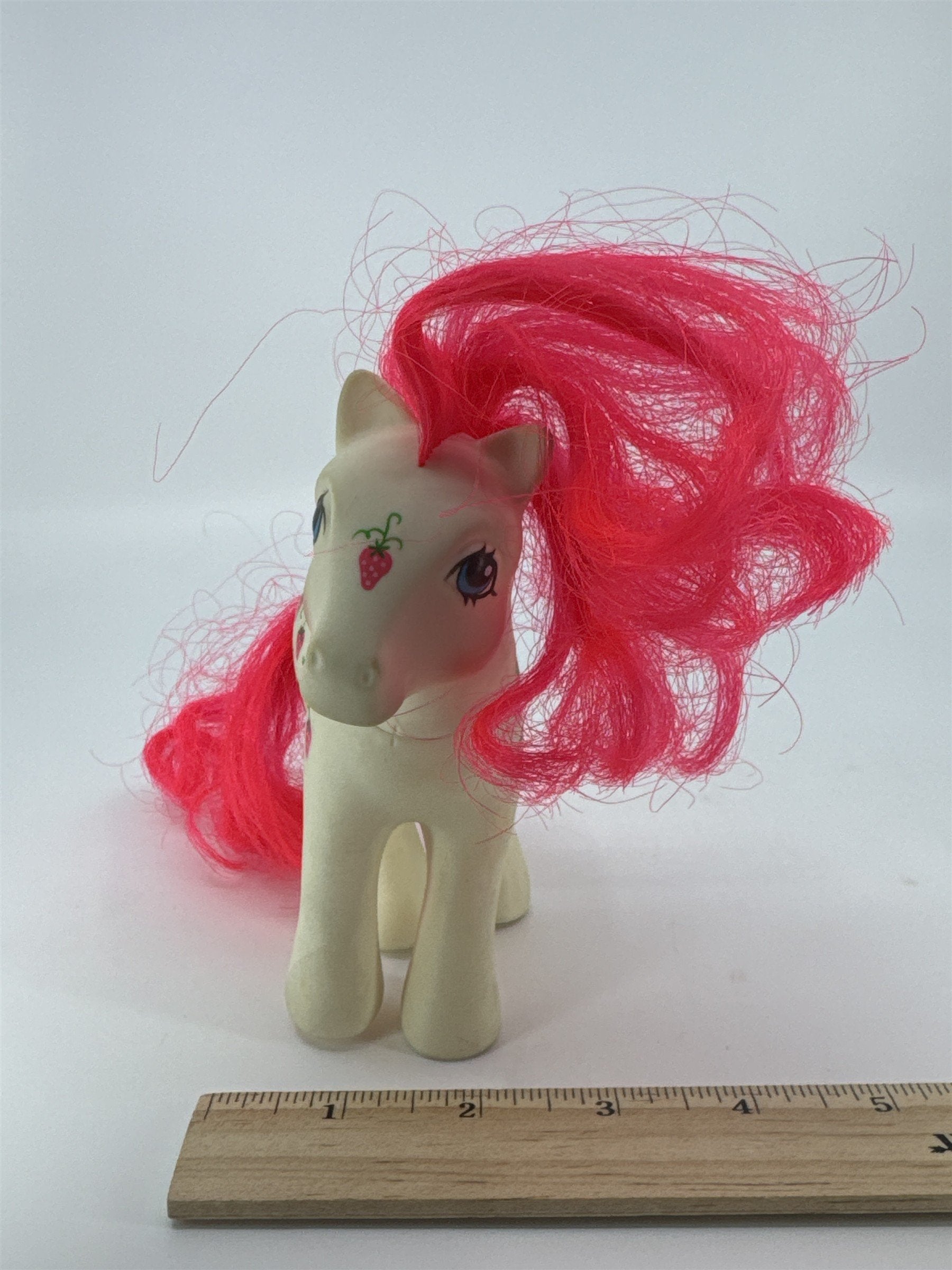 Vintage Hasbro 1987 My Little Pony Sugarberry Twice As Fancy Strawberry Pony