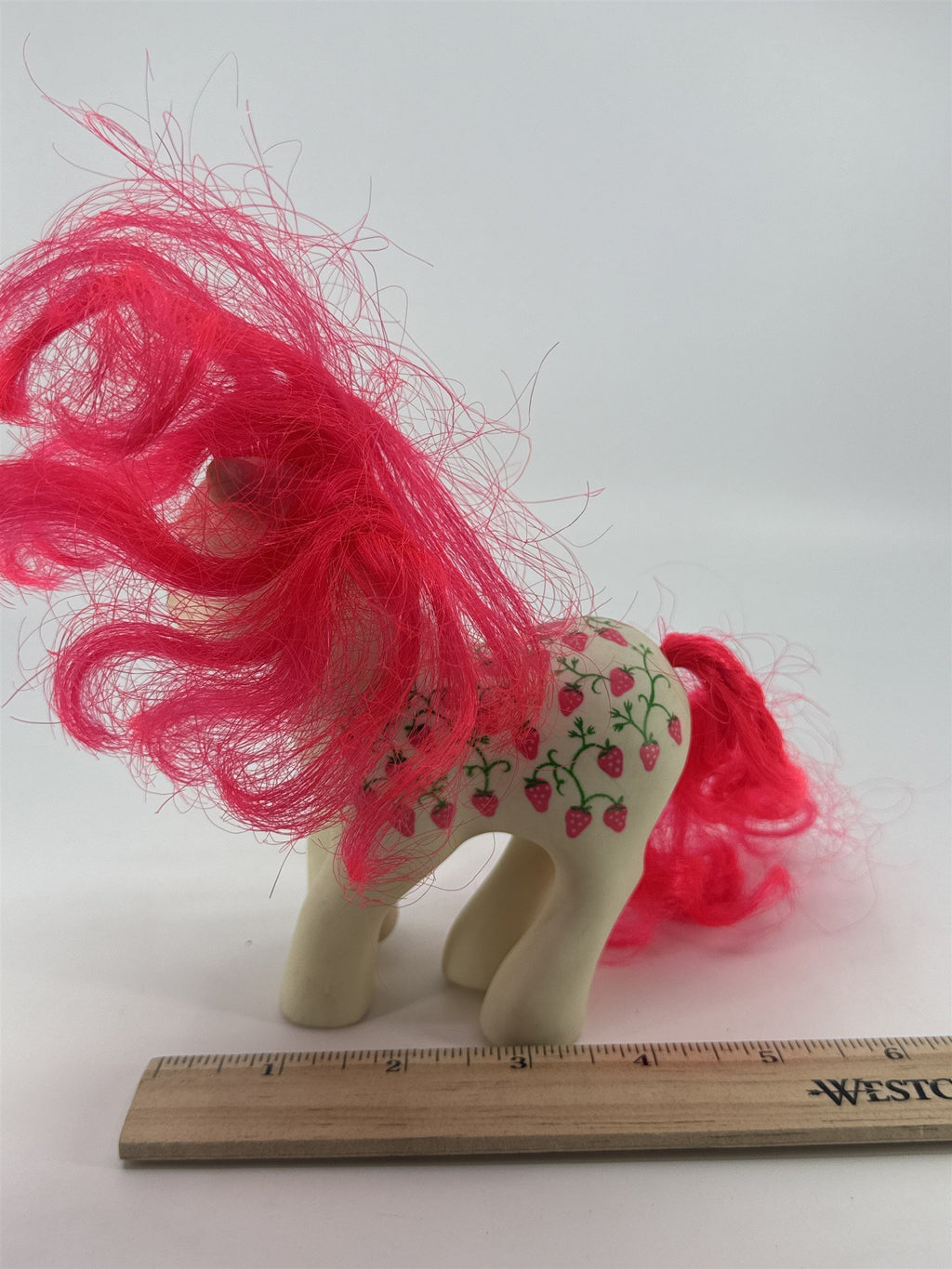 Vintage Hasbro 1987 My Little Pony Sugarberry Twice As Fancy Strawberry Pony