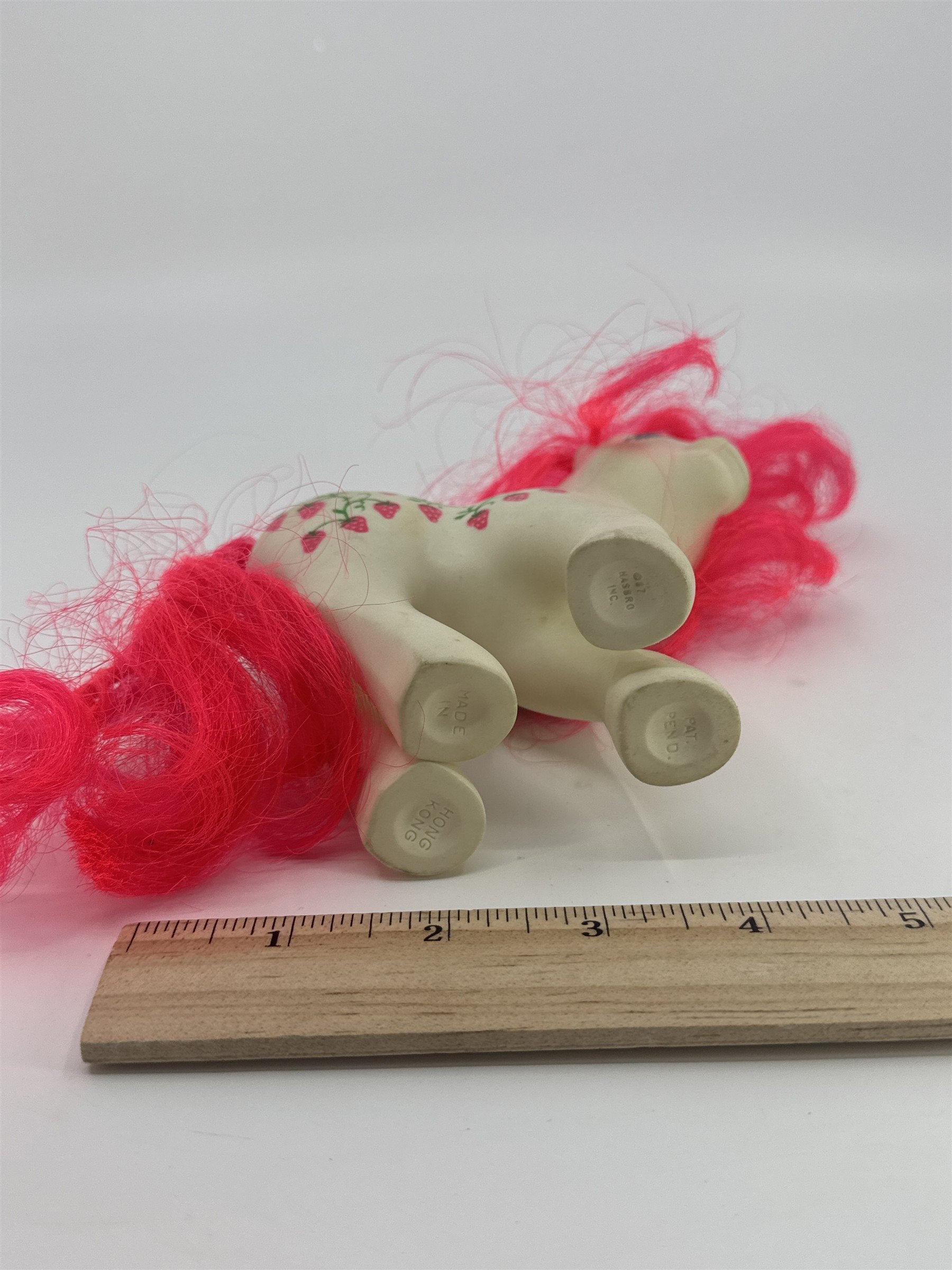 Vintage Hasbro 1987 My Little Pony Sugarberry Twice As Fancy Strawberry Pony