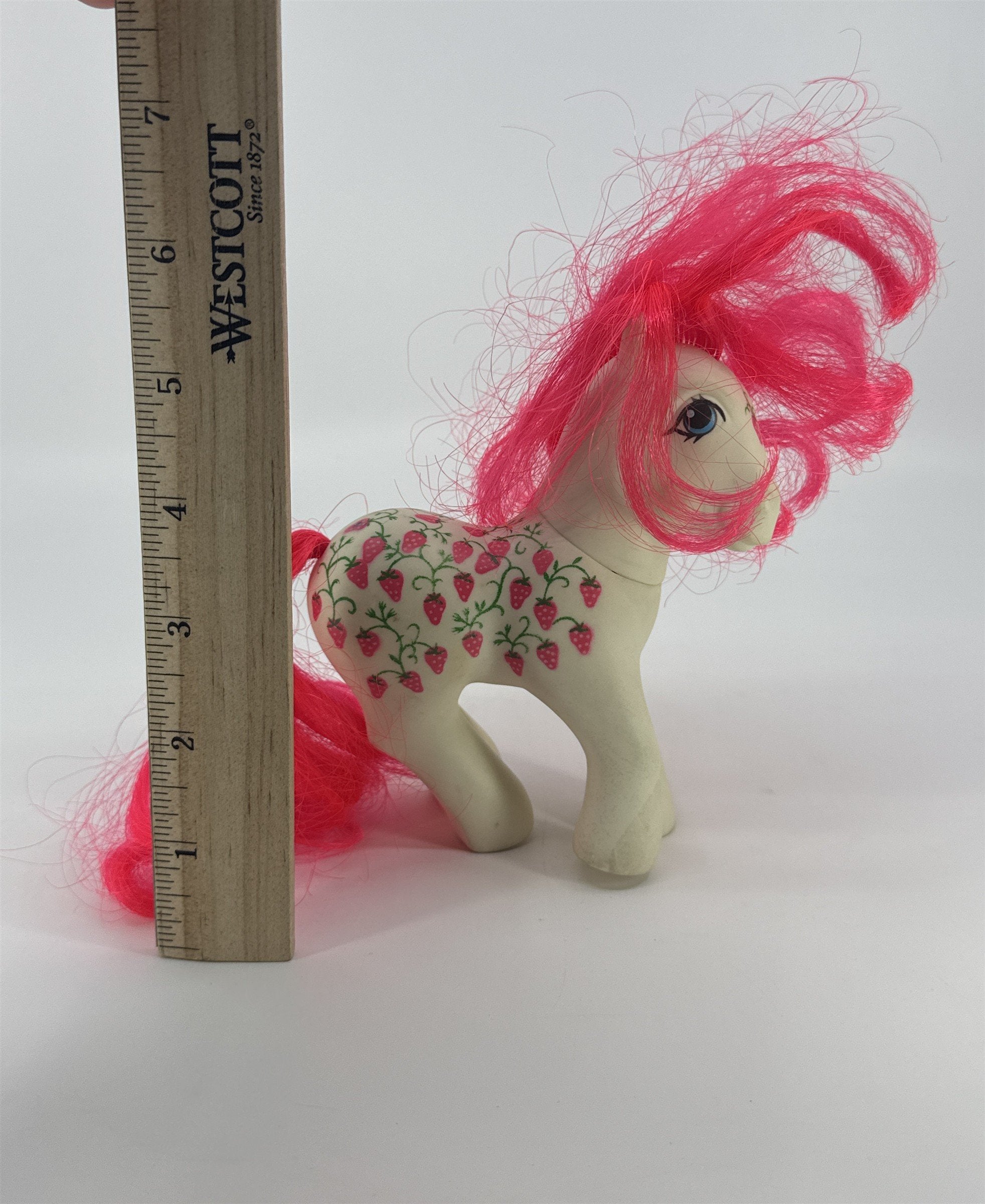Vintage Hasbro 1987 My Little Pony Sugarberry Twice As Fancy Strawberry Pony