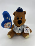 New York Yankees Baseball Authentic MLB Merchandise Plush Bear W/ Foam Finger