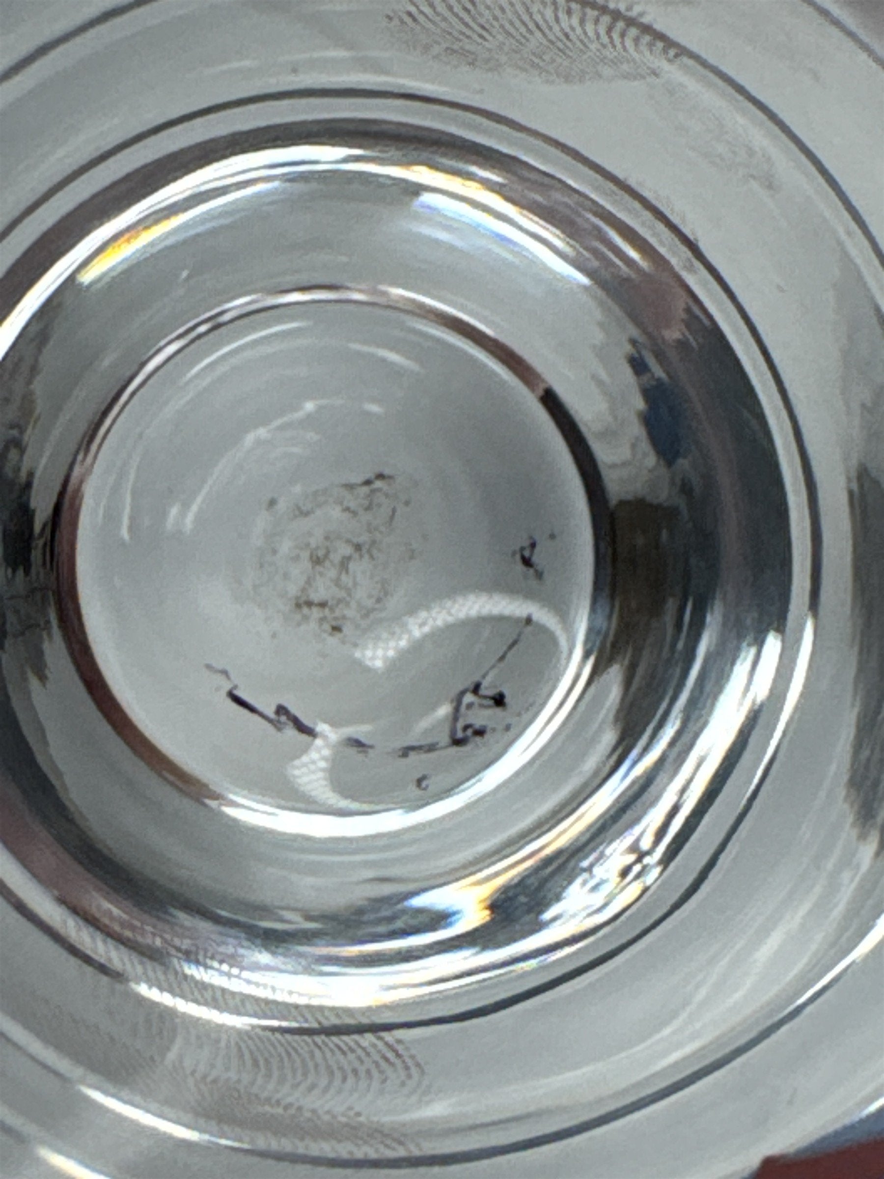 Tequila Corazón de Agave Shot Glass Clear Logo Barware Heavy Base *Bottom Marks*