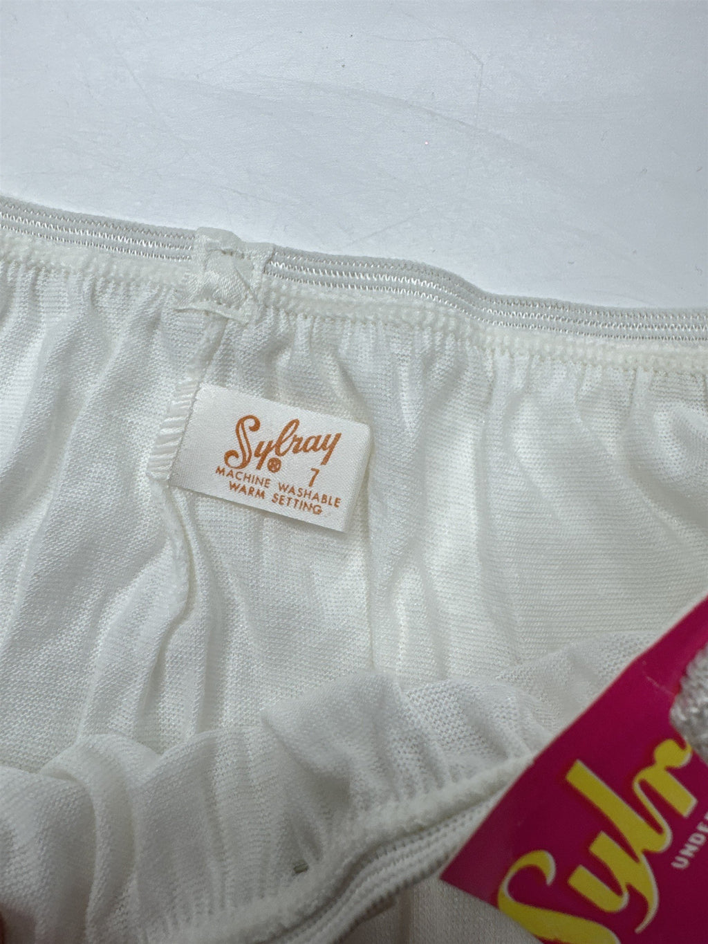Sylray Underthings Size 7 NOS Dacron Polyester Cotton Band Leg Bloomer Underwear