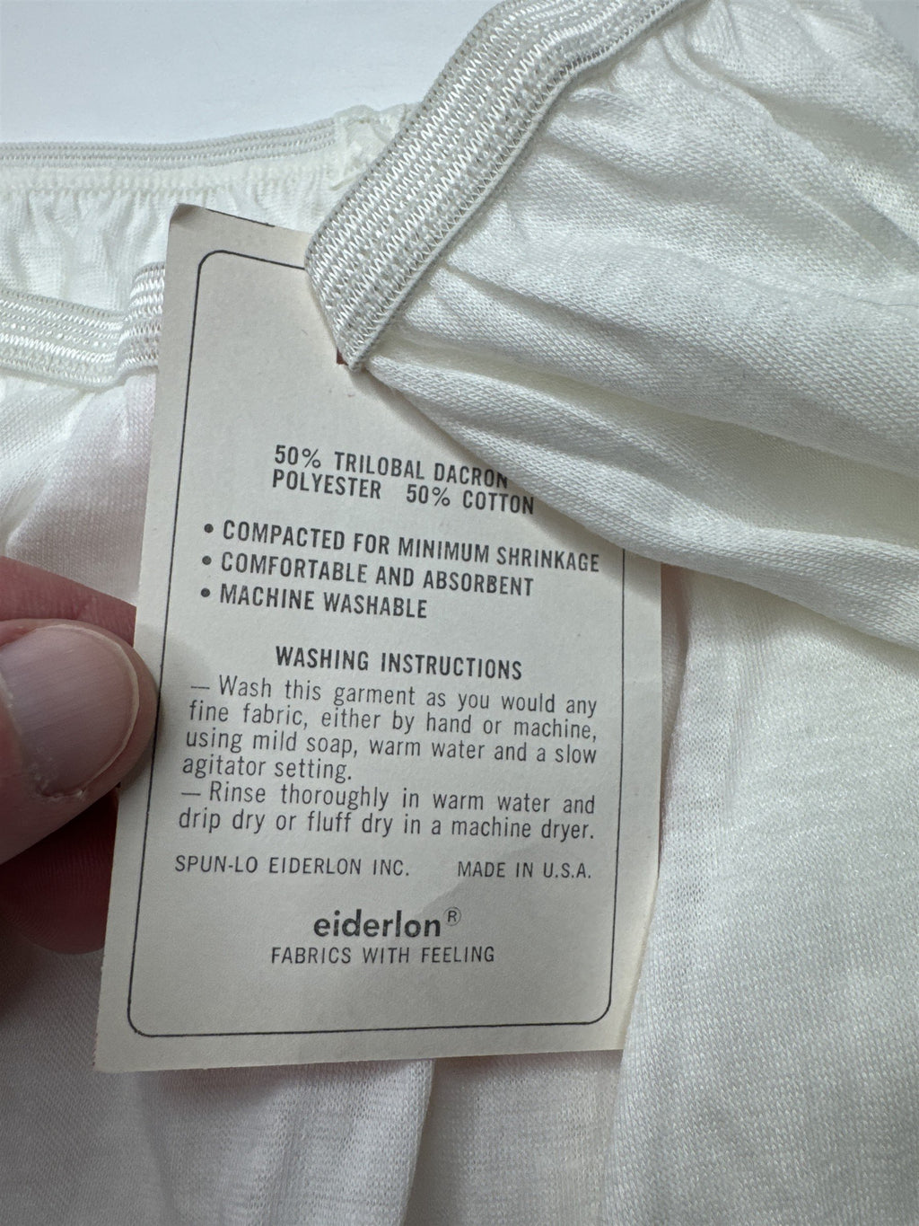 Sylray Underthings Size 7 NOS Dacron Polyester Cotton Band Leg Bloomer Underwear