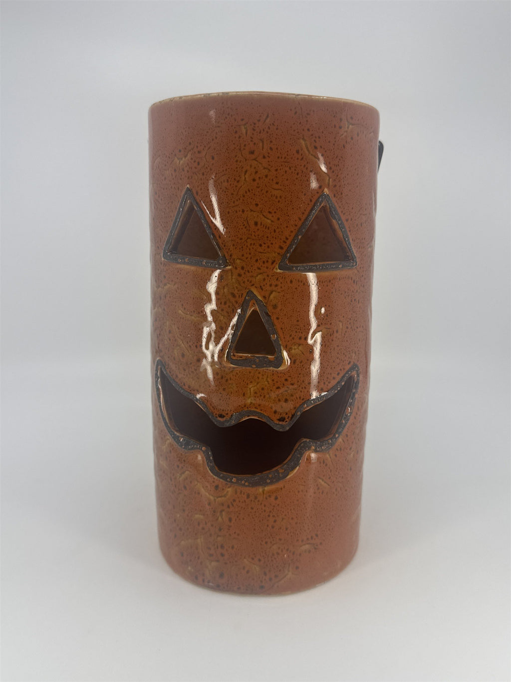 Ceramic Halloween Jack O' Lantern Luminaire Candle Holder Pumpkin Fall Decor
