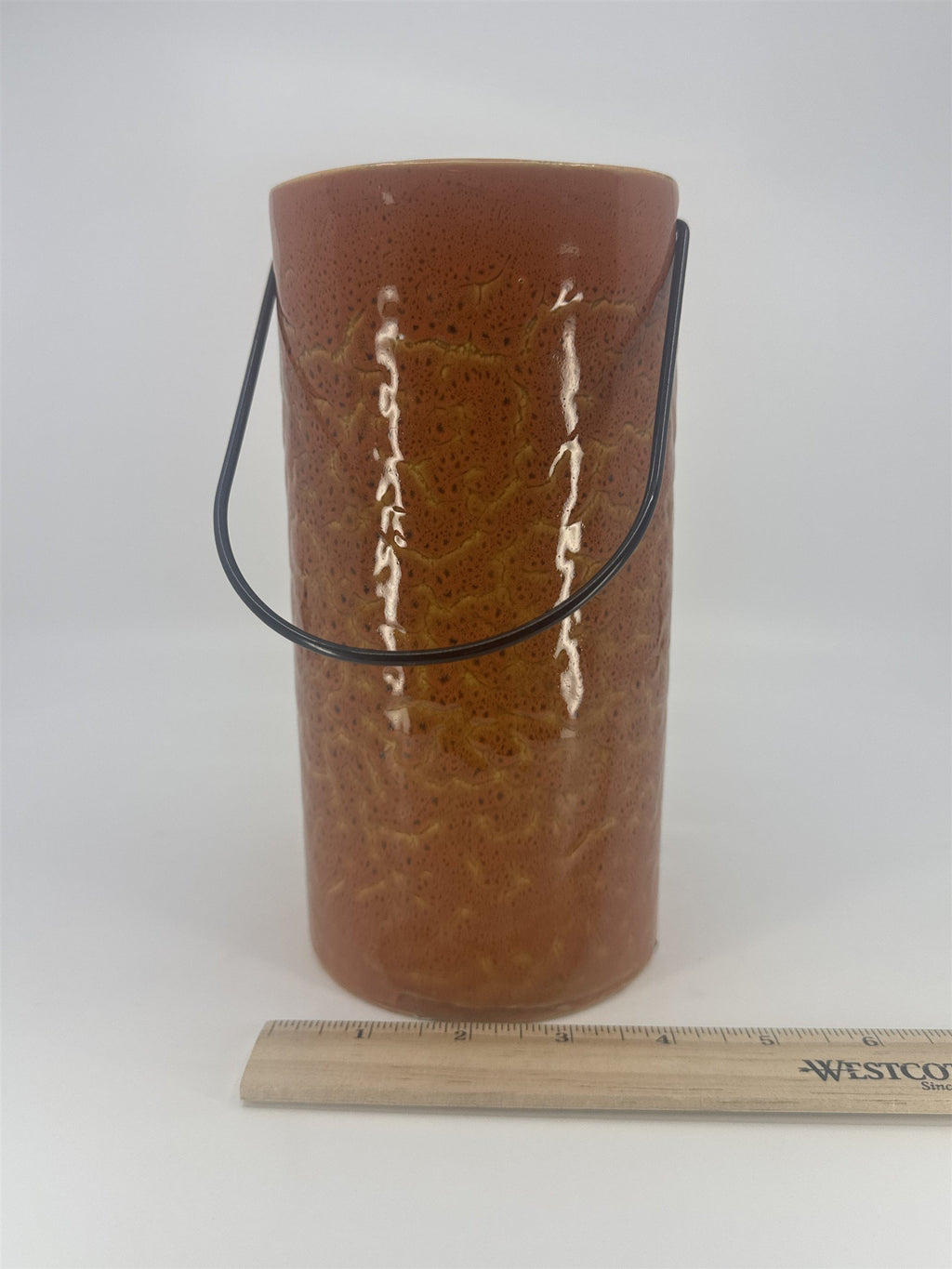 Ceramic Halloween Jack O' Lantern Luminaire Candle Holder Pumpkin Fall Decor