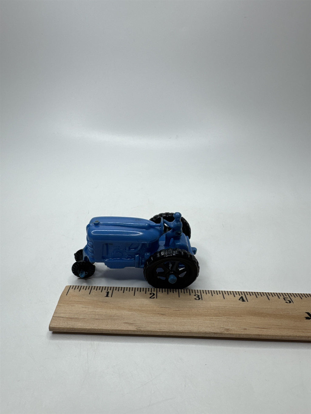 Vintage Banner US Blue Plastic Tractor Toy Miniature Farm Figurine