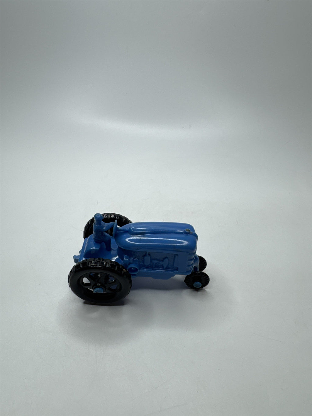 Vintage Banner US Blue Plastic Tractor Toy Miniature Farm Figurine