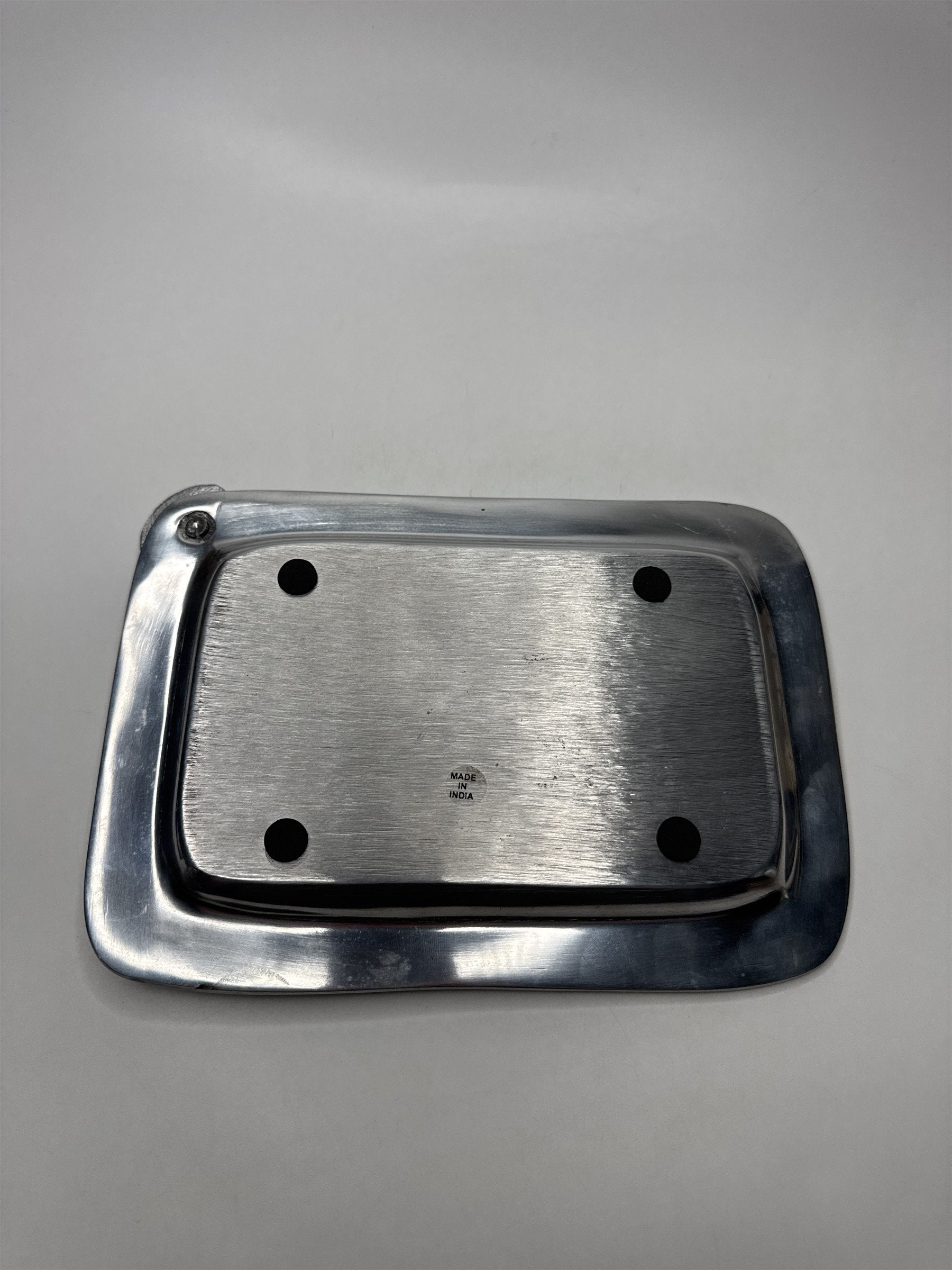 Metal Skull & Crossbones Trinket Dish Small Tray Pirate Decor India