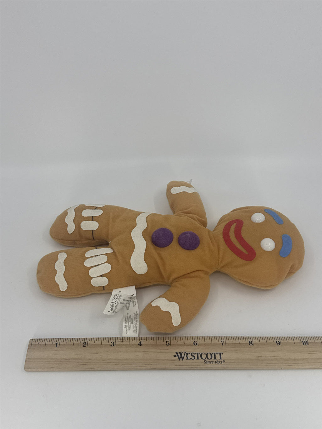 Shrek The Third Gingy Stuffed Plush Toy Gingerbread By Namco