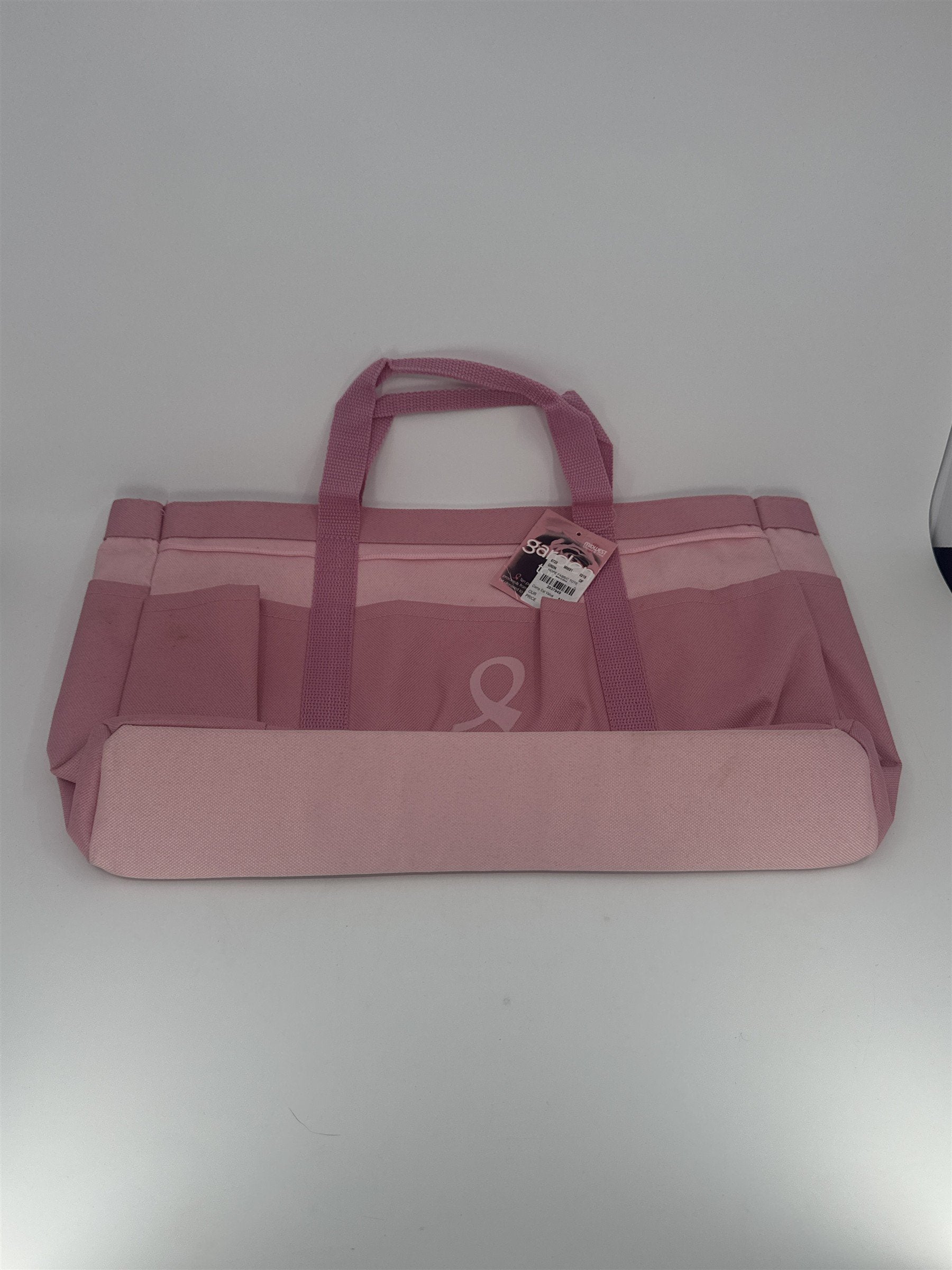Pink Ribbon Cancer Awareness Gardening Bag W/ Tags Yard Tool Bag/Tote