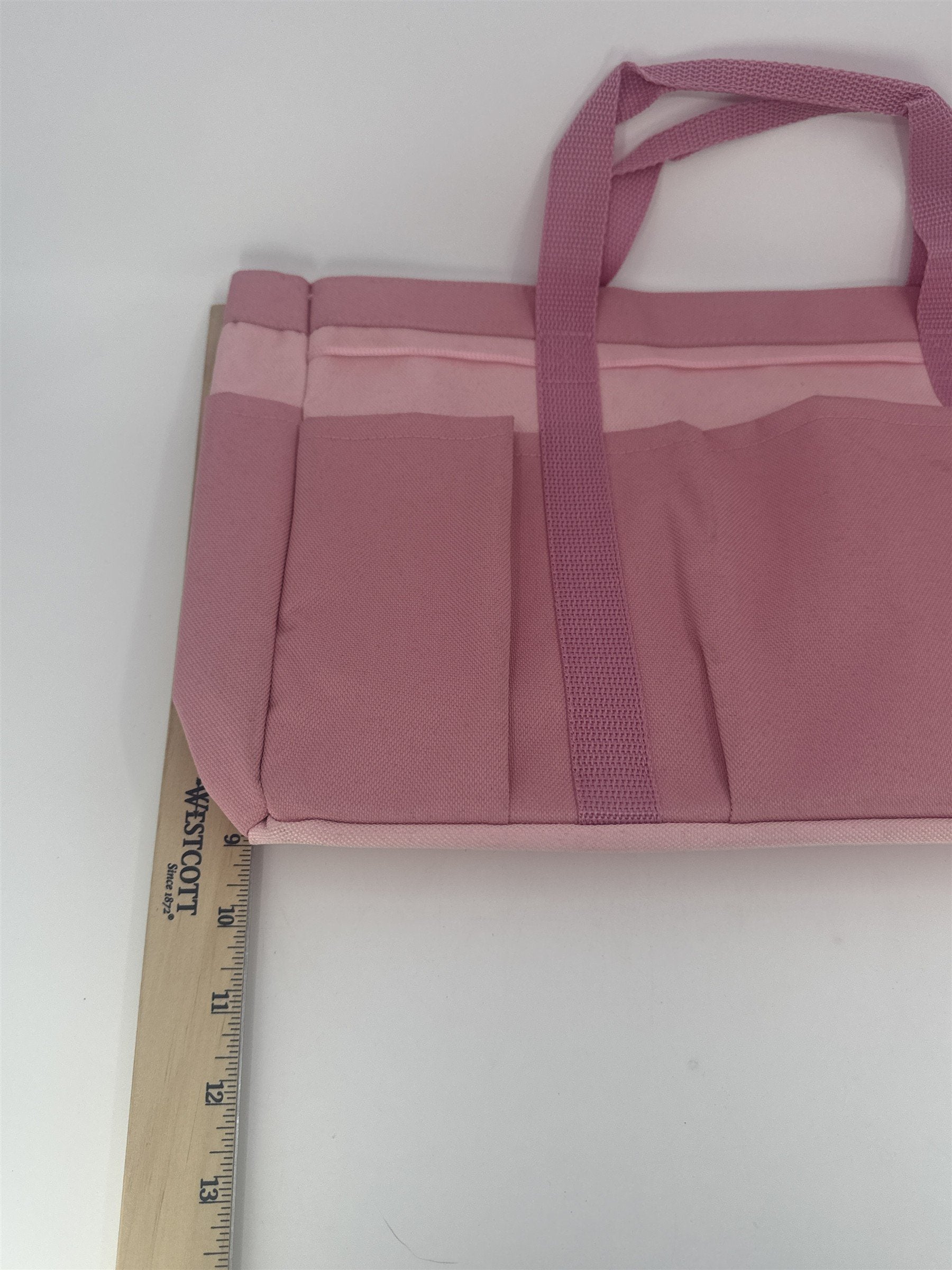 Pink Ribbon Cancer Awareness Gardening Bag W/ Tags Yard Tool Bag/Tote