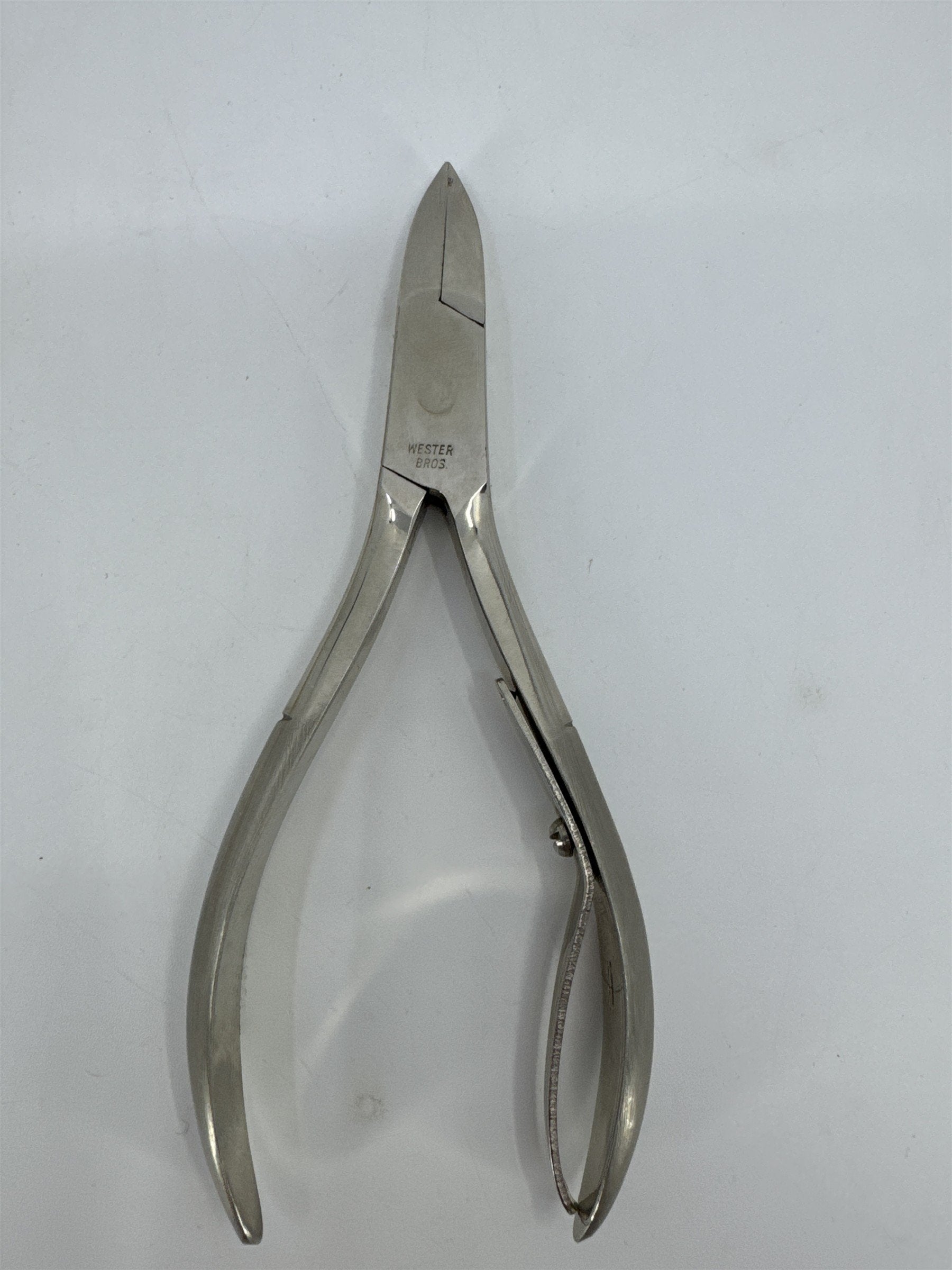 Vintage Swiss Metal Cuticle Cutters/Nail Trimmers Curved Blade