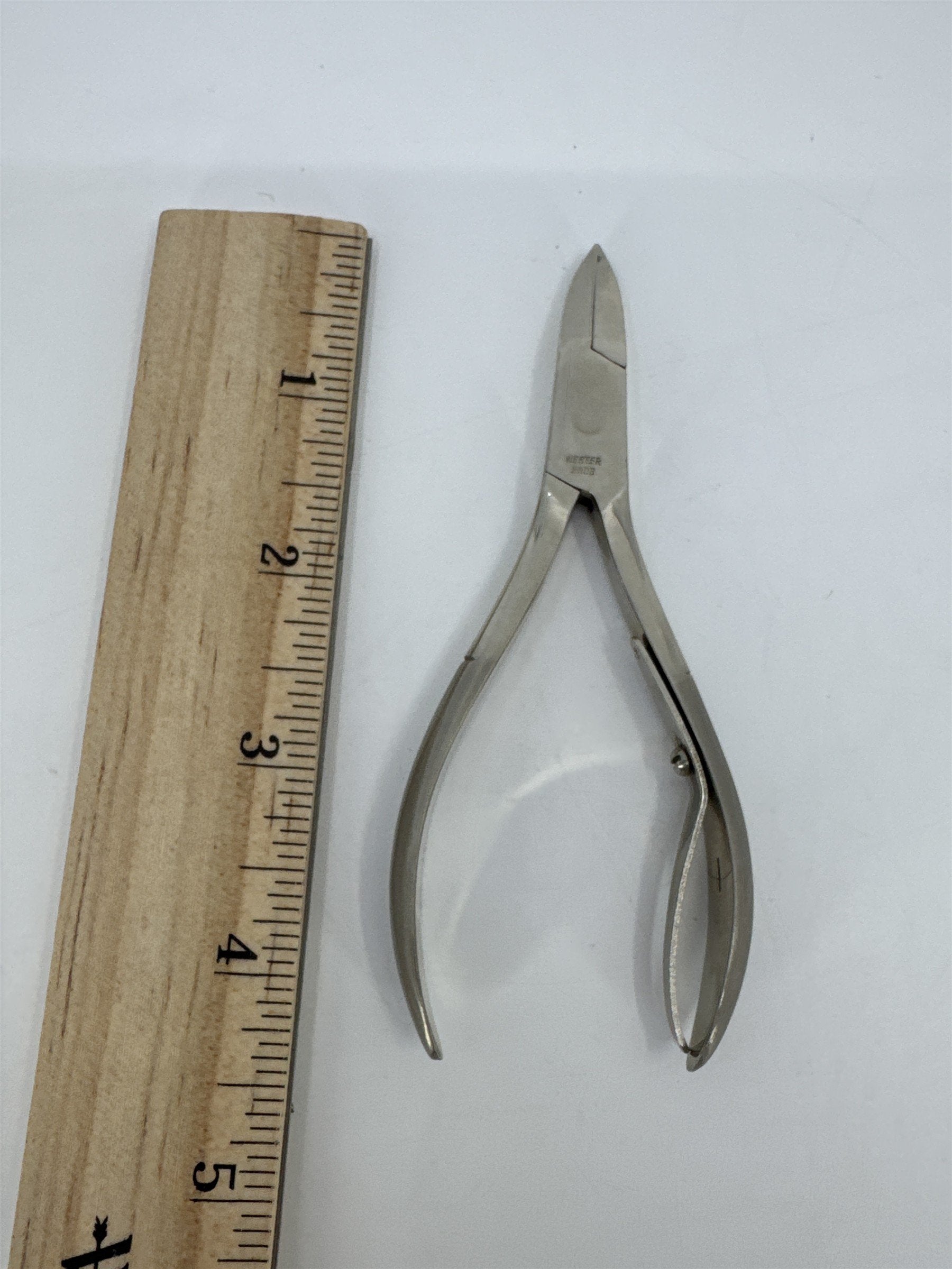 Vintage Swiss Metal Cuticle Cutters/Nail Trimmers Curved Blade