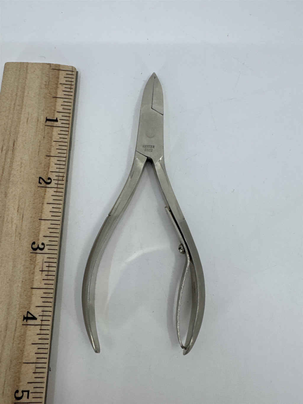 Vintage Swiss Metal Cuticle Cutters/Nail Trimmers Curved Blade