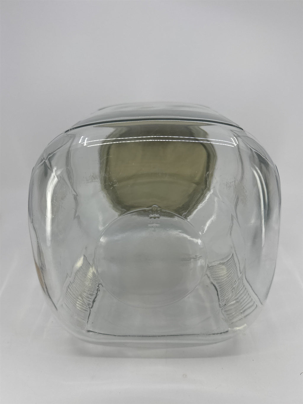 Vintage Delca Brand Fish Preservatives Brooklyn N. Y. Glass Advertising Jar