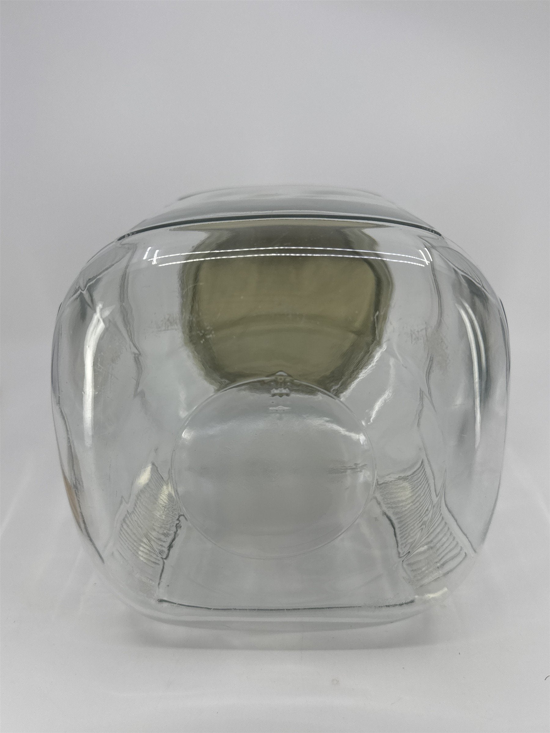 Vintage Delca Brand Fish Preservatives Brooklyn N. Y. Glass Advertising Jar