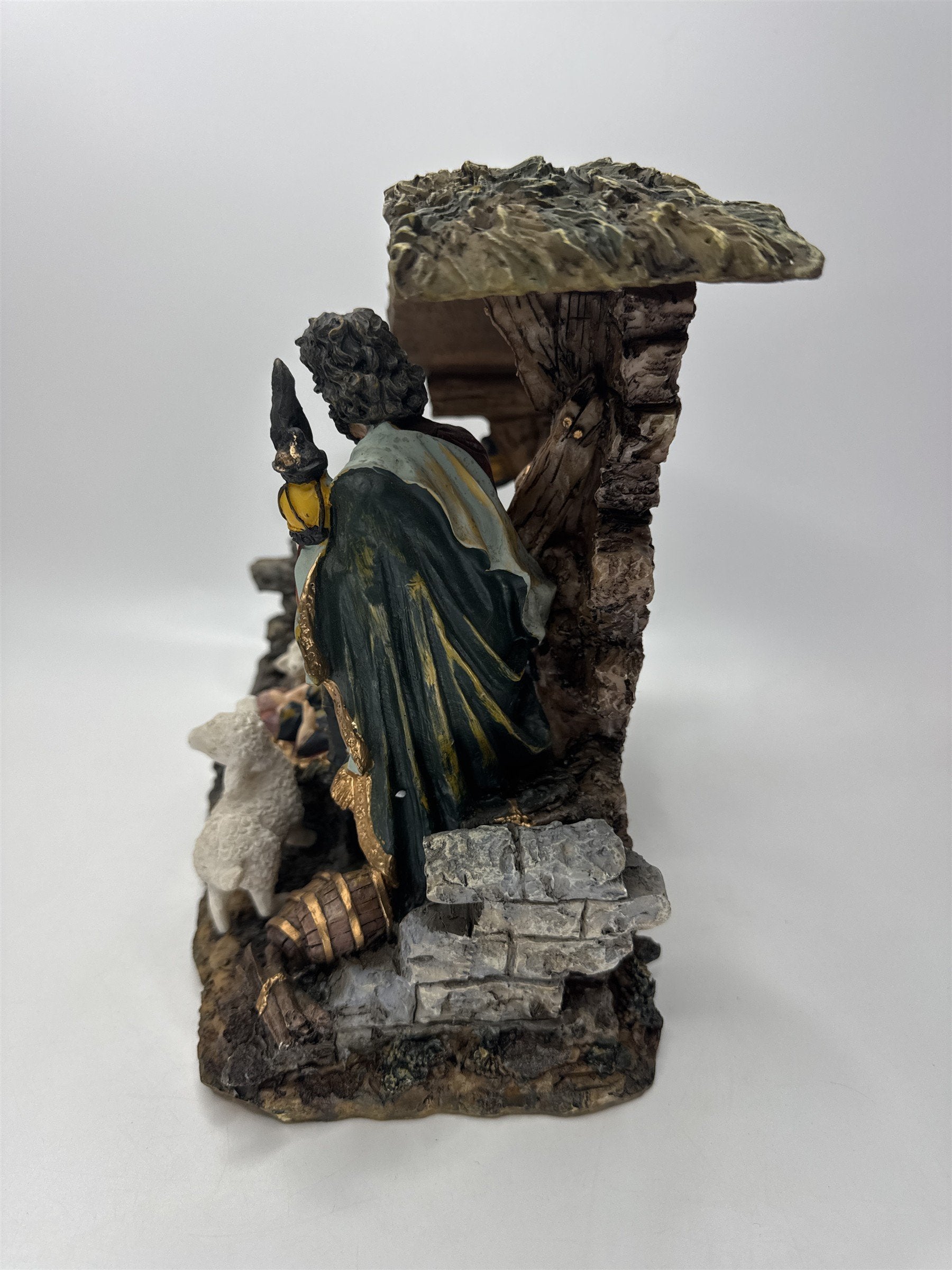 Vintage Home Interiors Holy Family Nativity Figurine Manger Scene Christmas