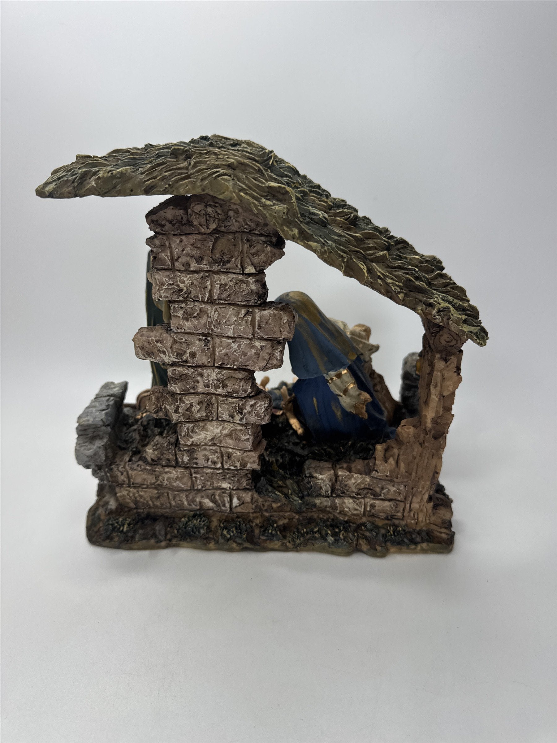 Vintage Home Interiors Holy Family Nativity Figurine Manger Scene Christmas