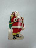 Nanticoke PA Bank Christmas Club Santa Die Cut Ornament Advertising Ephemera
