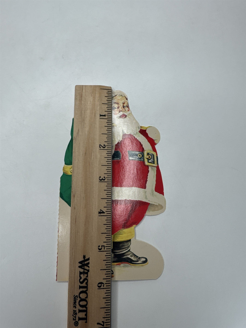 Nanticoke PA Bank Christmas Club Santa Die Cut Ornament Advertising Ephemera